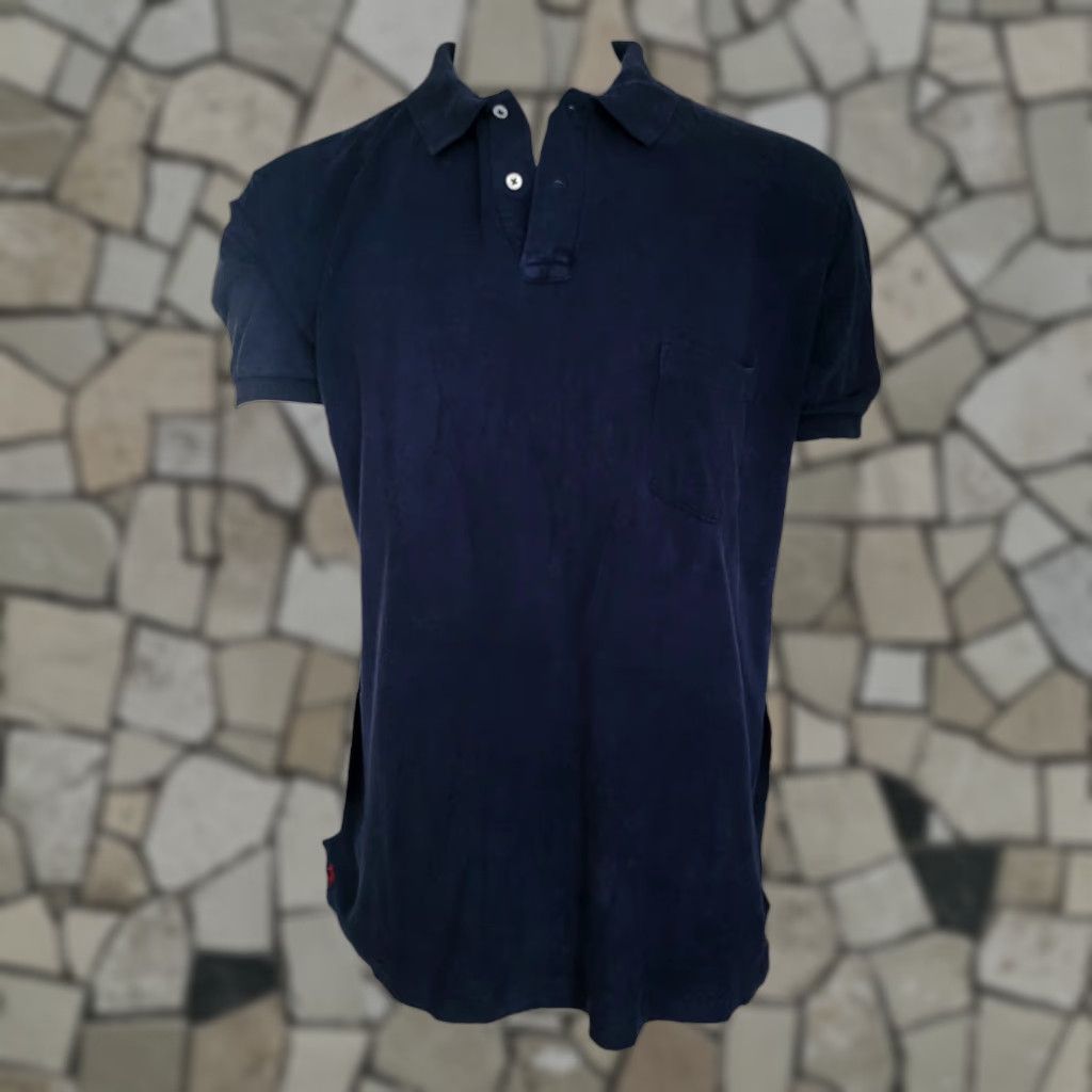 Polo Ralph Lauren Polo Ralph Lauren Men's XL Navy Blue Polo Shirt 100% Cotton Made in USA Size US XL / EU 56 / 4 - 1 Thumbnail