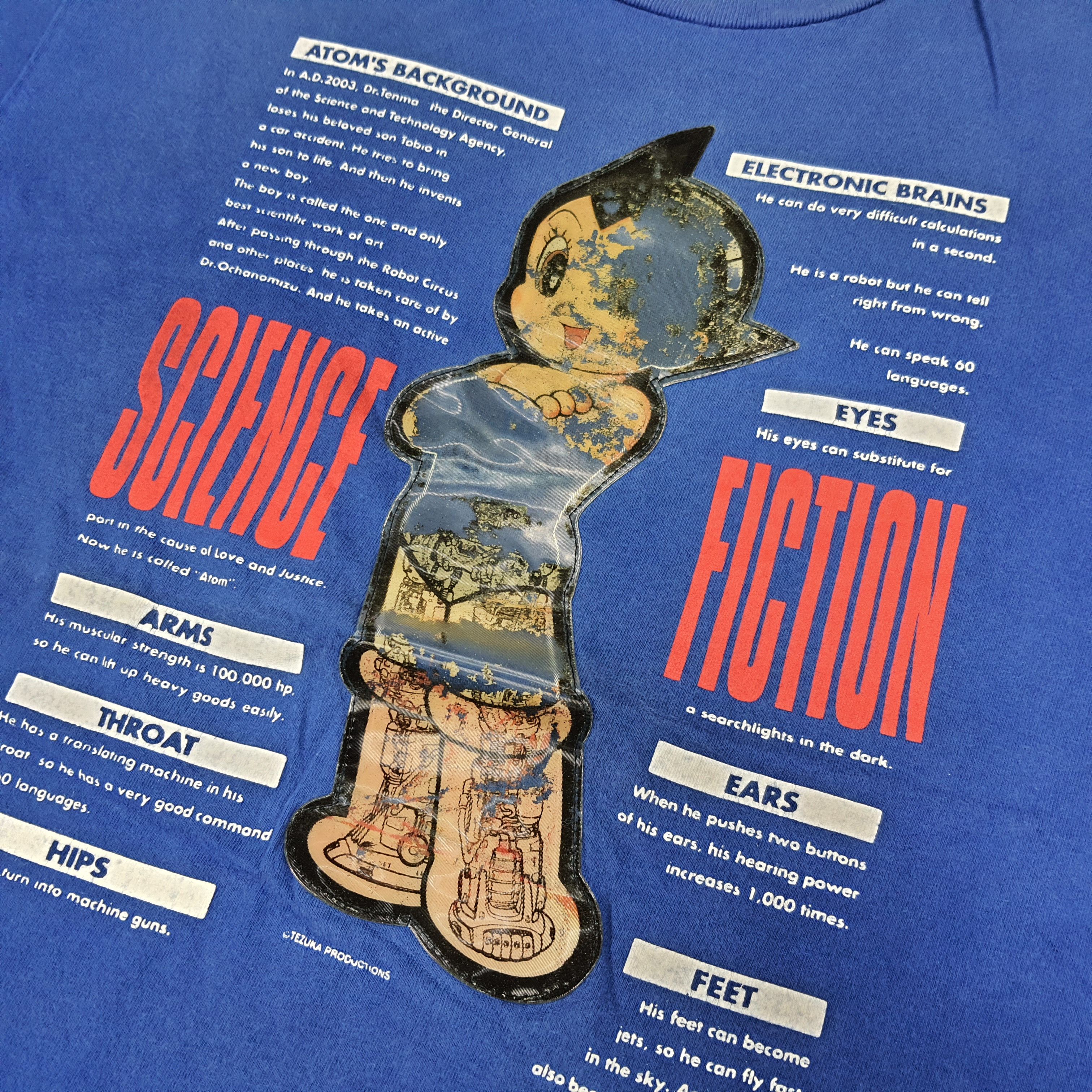 Japanese Brand × Vintage Vintage Mighty Atom Astro Boy 90s Anime Robot Series Tshirt Size US M / EU 48-50 / 2 - 2 Thumbnail