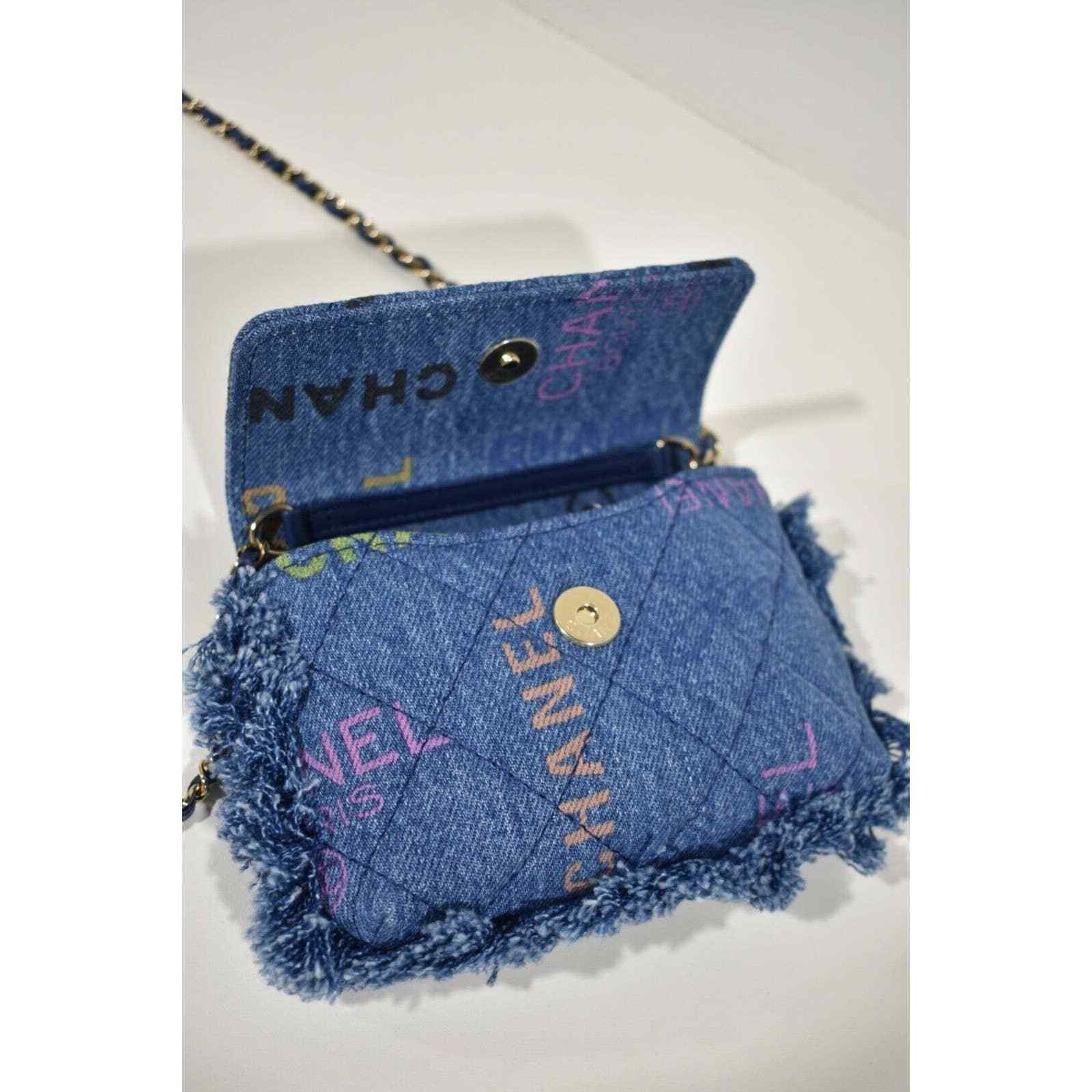 Chanel Chanel Graffiti Shoulder Crossbody Clutch Credit Card Bag Size ONE SIZE - 11 Thumbnail