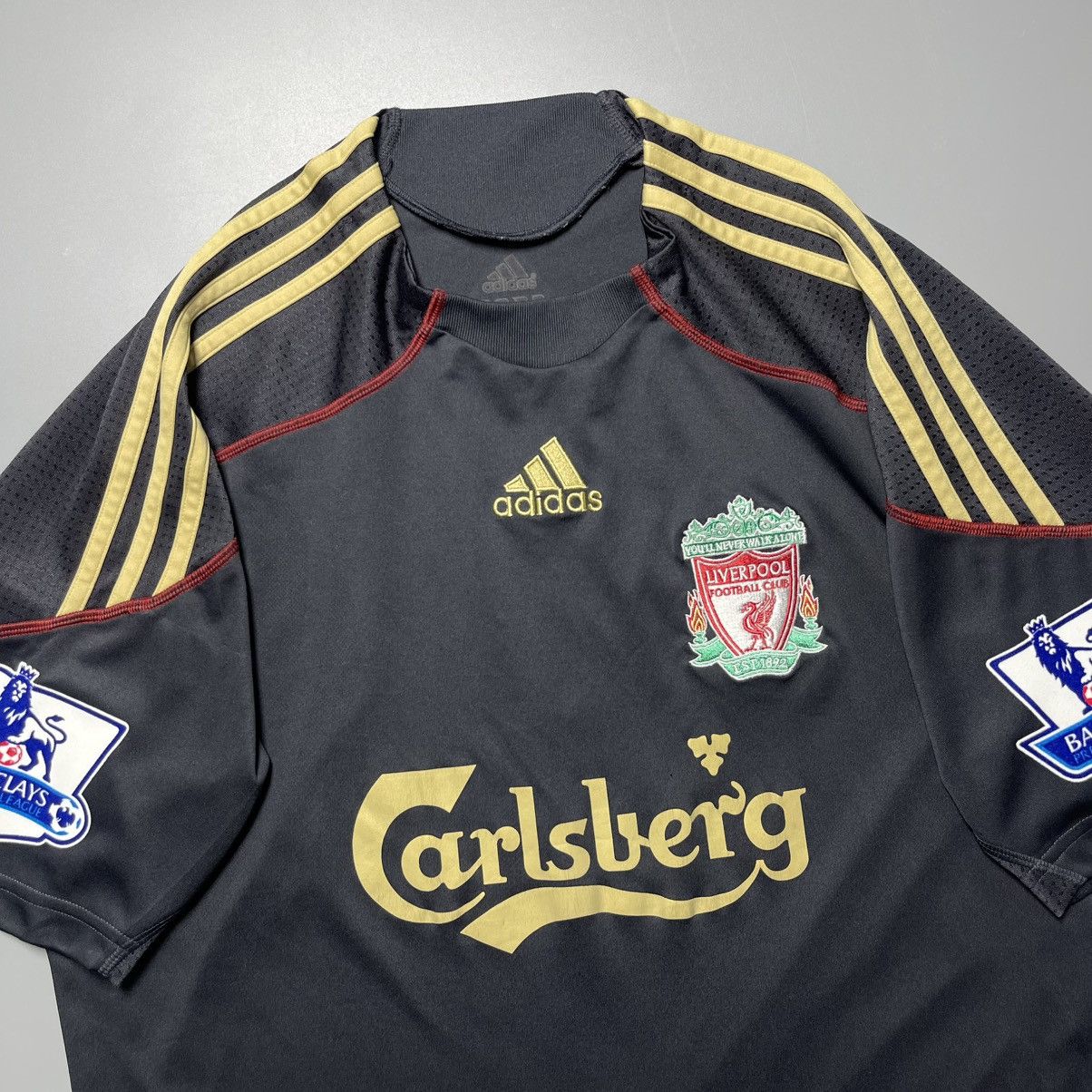 Vintage LIVERPOOL ADIDAS 2009/2010 FOOTBALL AWAY JERSEY #9 TORRES Size US M / EU 48-50 / 2 - 4 Thumbnail