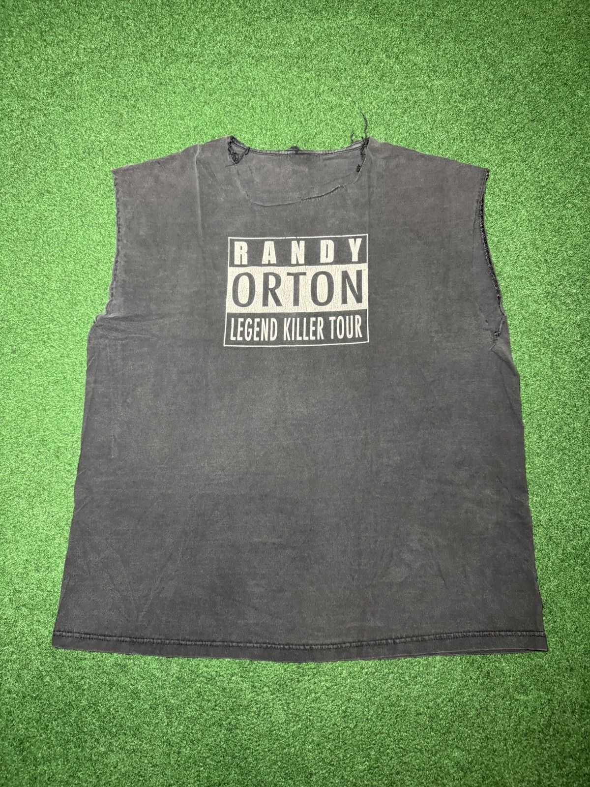 WWE Vintage WWE WWF Randy Orton Legend Killer Tour Cutoff Shirt Size US XL / EU 56 / 4 - 1 Thumbnail