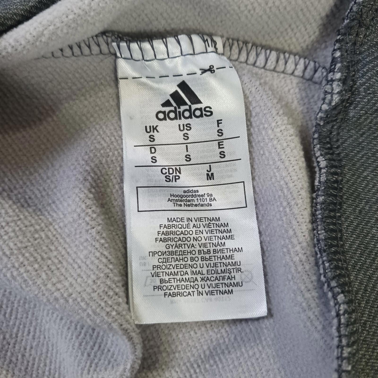 Adidas Adidas RN#88387 Men's Small Gray Hoodie Pullover Sweatshirt Size US S / EU 44-46 / 1 - 4 Thumbnail