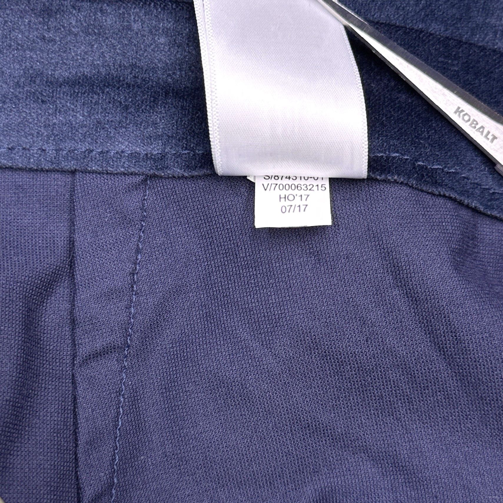 Banana Republic Banana Republic Devon Ankle Pants Womens 6 Blue Velvet Stretch New Size 28" / US 6 / IT 42 - 7 Thumbnail
