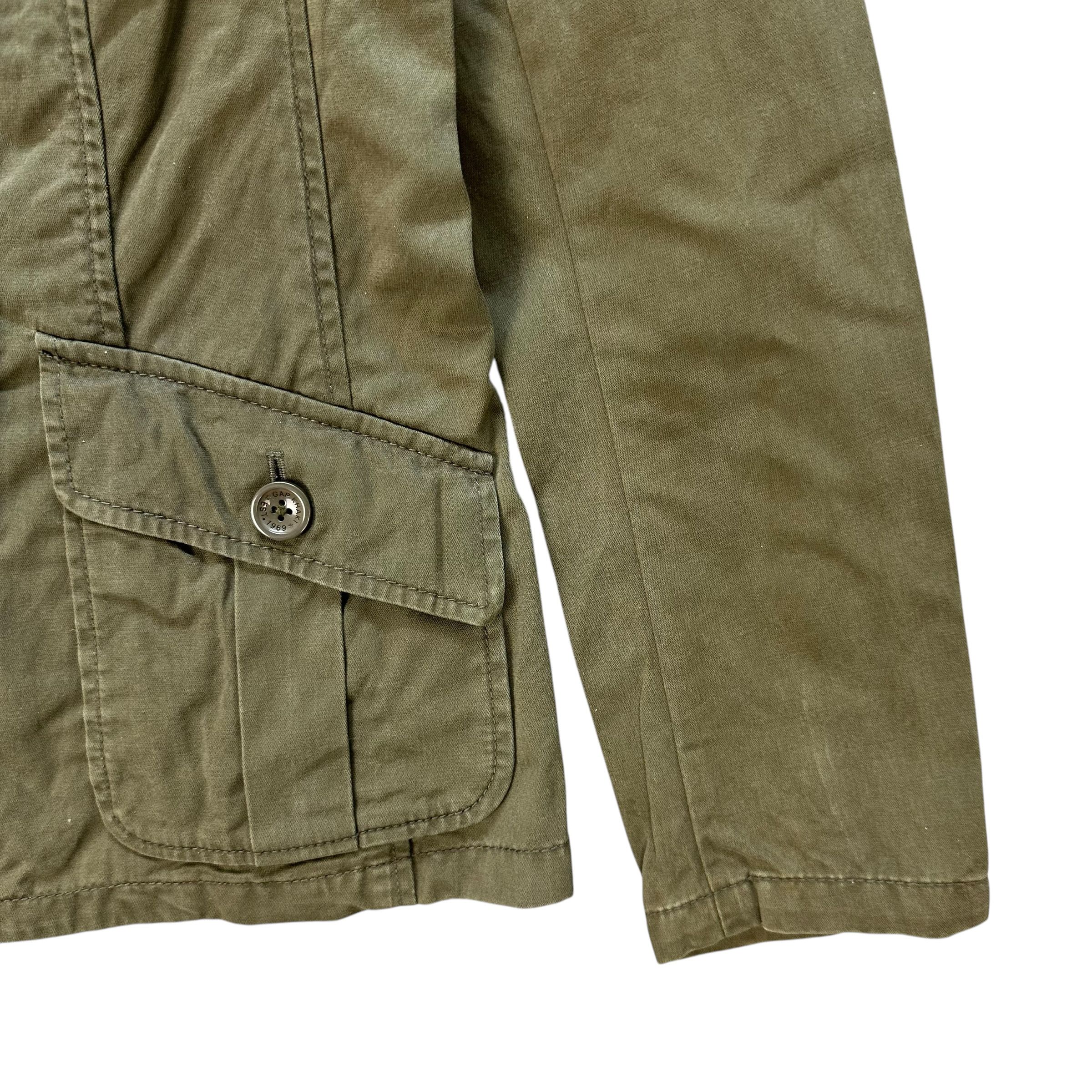Gap Y2k Vintage GAP Khaki Olive Green Jacket #A74-1789 Size S / US 4 / IT 40 - 5 Thumbnail