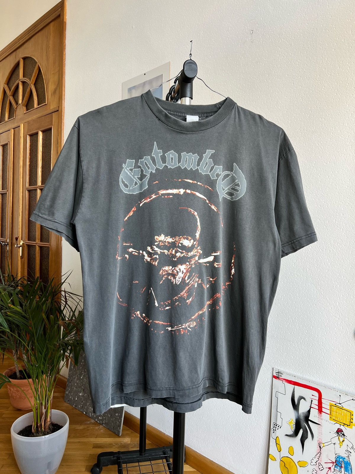 Band Tees × Very Rare × Vintage Rare Vintage 90s Entombed Metal Band