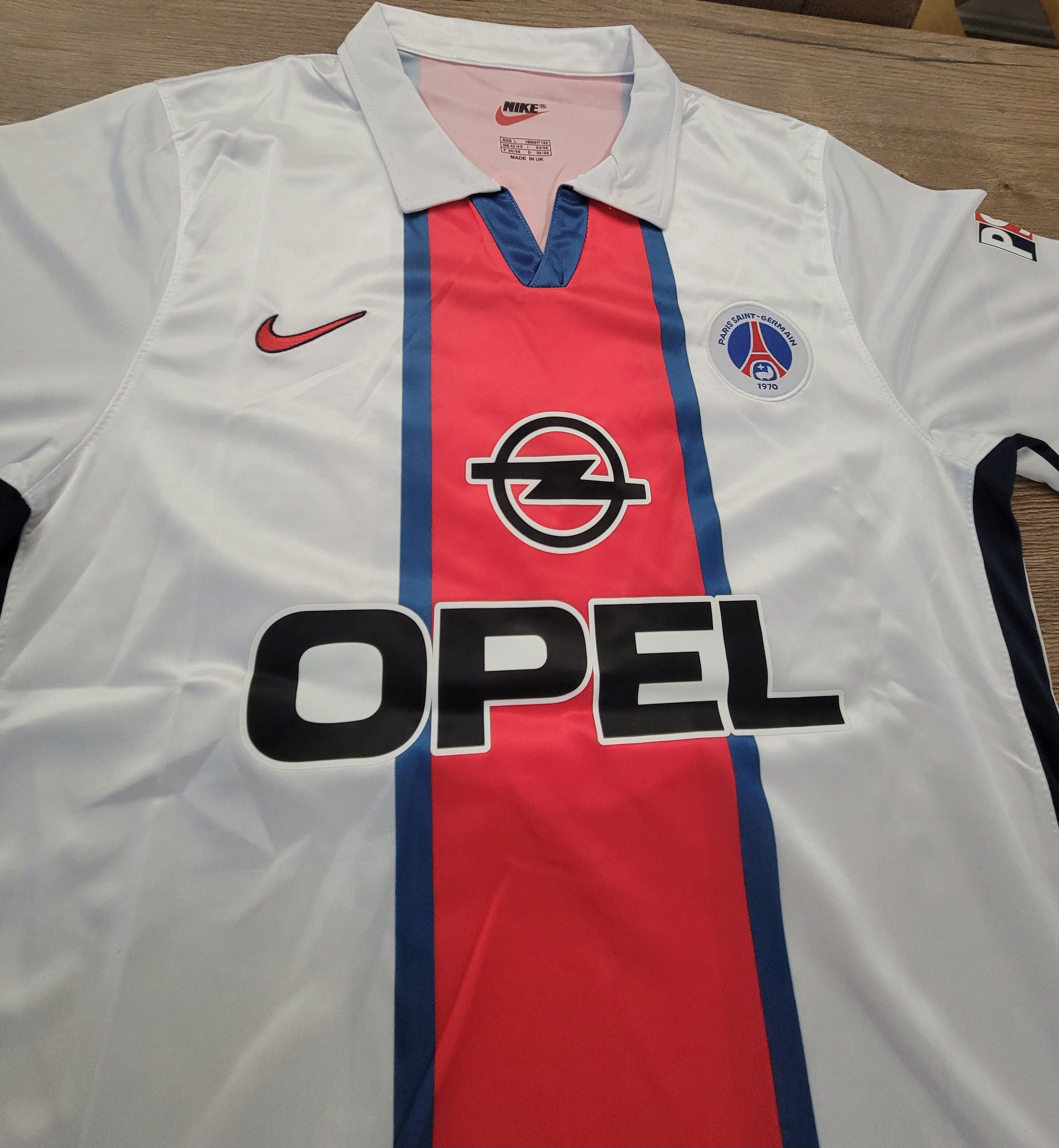 Other Simone 9 Paris SG 1998-99 Vintage Soccer Jersey Trikot Size US L / EU 52-54 / 3 - 5 Thumbnail