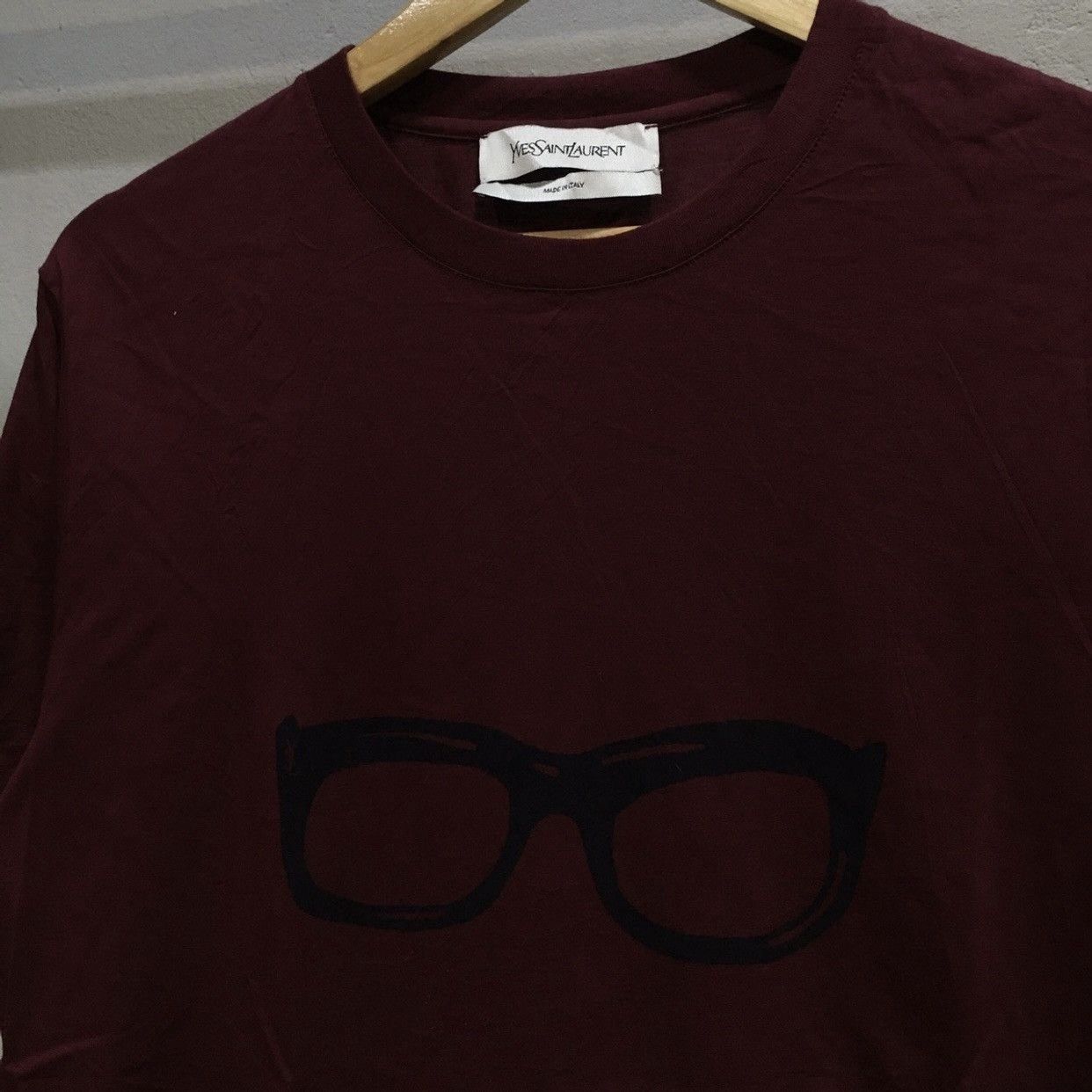 Yves Saint Laurent Yves Saint Laurent Glasses Design T-Shirts Size US M / EU 48-50 / 2 - 3 Thumbnail