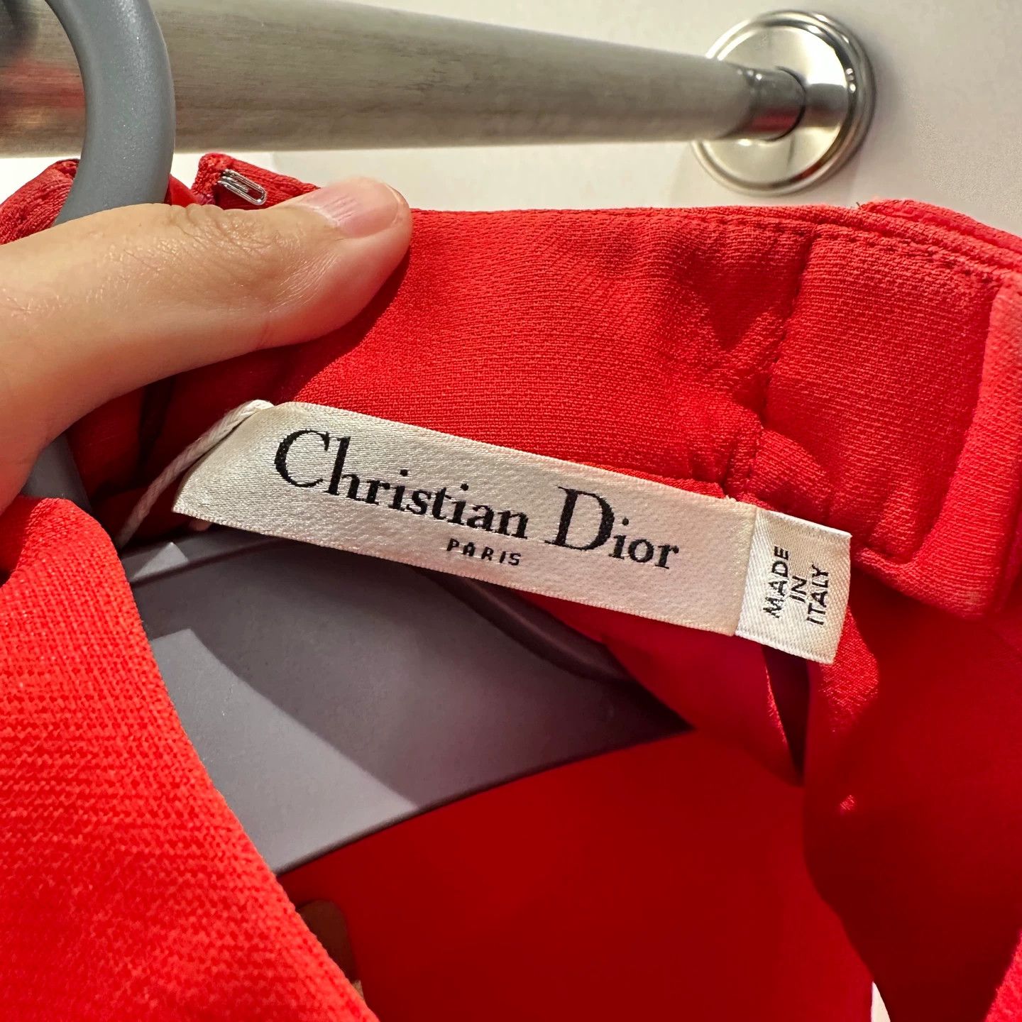 Christian Dior Monsieur Christian Dior May255 Red Dress 34 Women's Size XS / US 0-2 / IT 36-38 - 4 Thumbnail