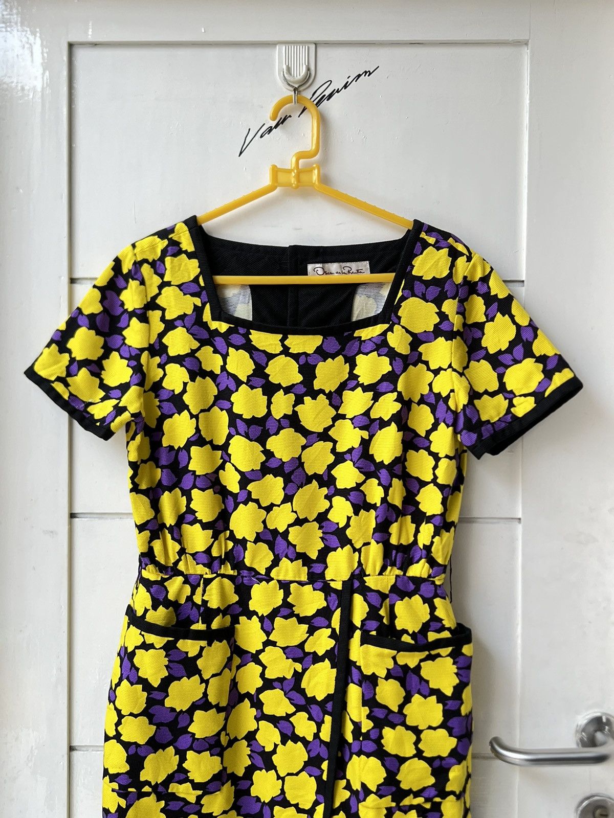 Oscar De La Renta OSCAR DE LA RENTA Flower Motive Dress Size XS / US 0-2 / IT 36-38 - 2 Thumbnail
