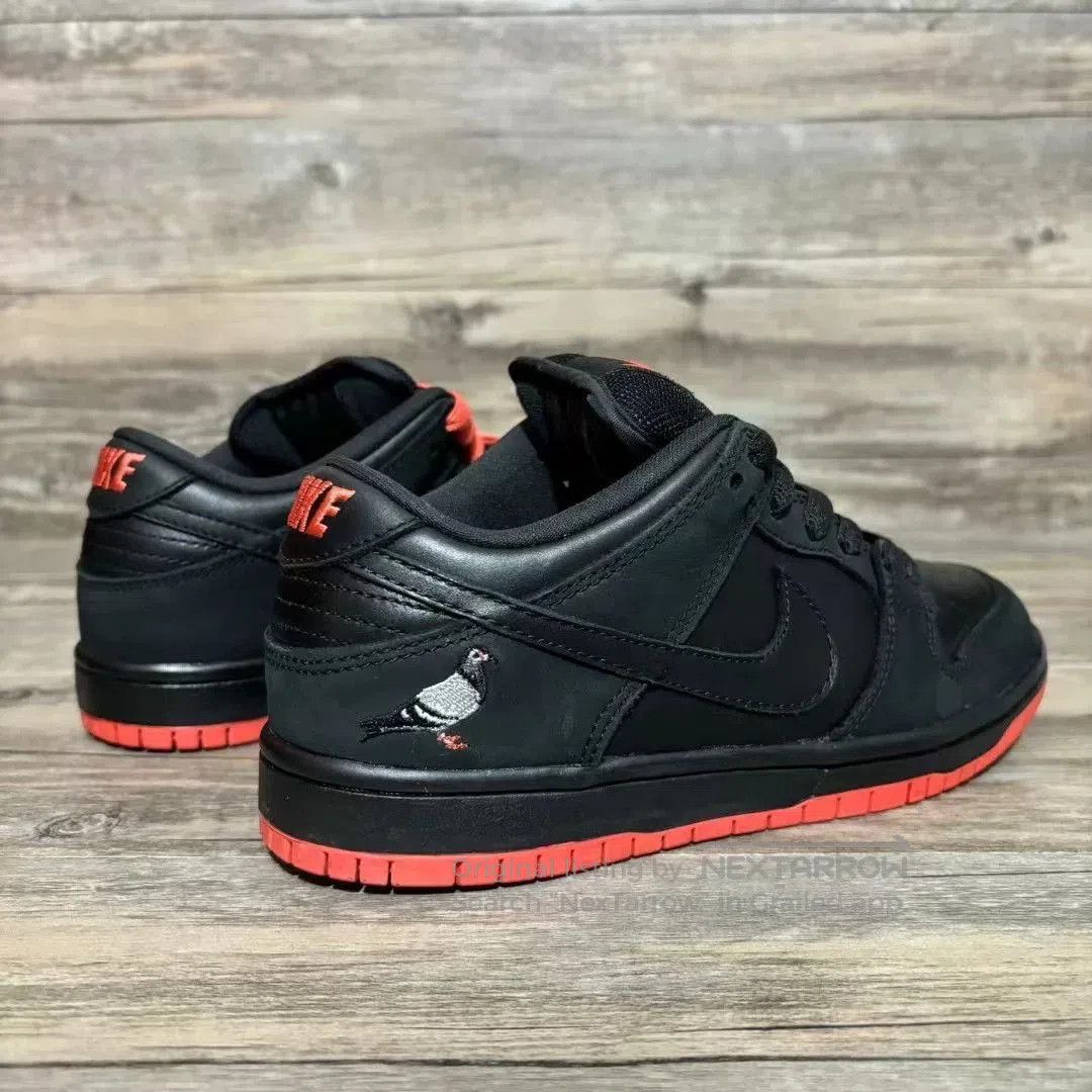 Nike SB Nike Dunk SB Low Black Pigeon Collaboration. Size US 5 / IT 35 - 3 Thumbnail