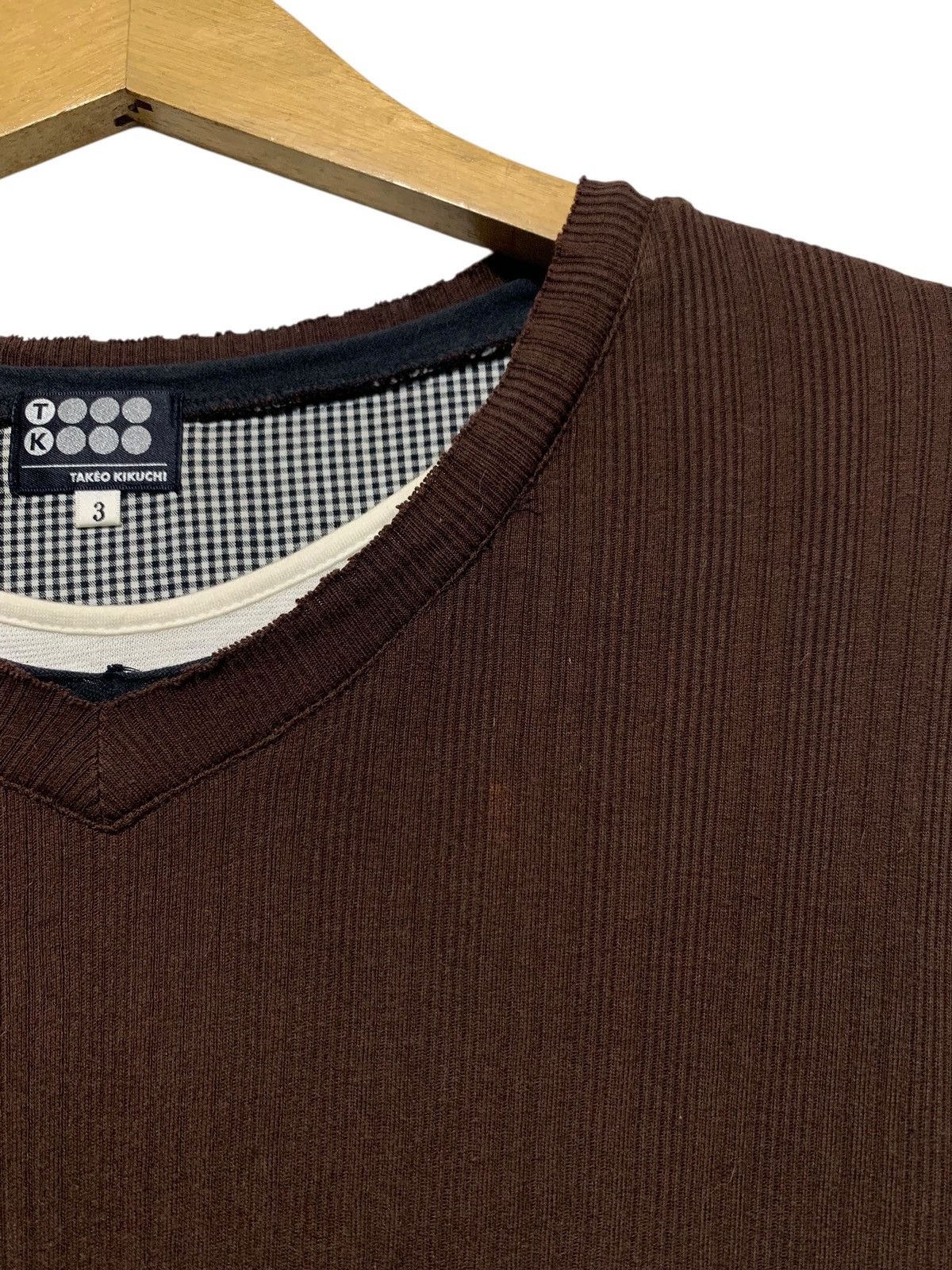 Takeo Kikuchi 2000s Takeo Kikuchi triple layer collar thermal longsleve Size US M / EU 48-50 / 2 - 5 Thumbnail