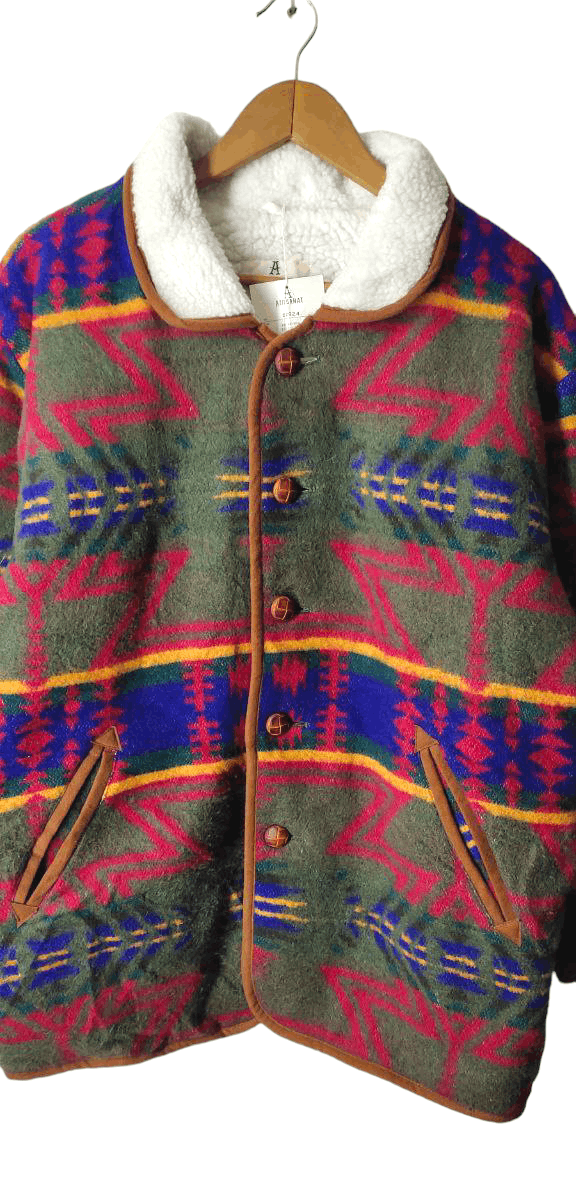 Japanese Brand VINTAGE ARTISANAT BNWT WOOL FLEECE JACKET Size US L / EU 52-54 / 3 - 3 Thumbnail