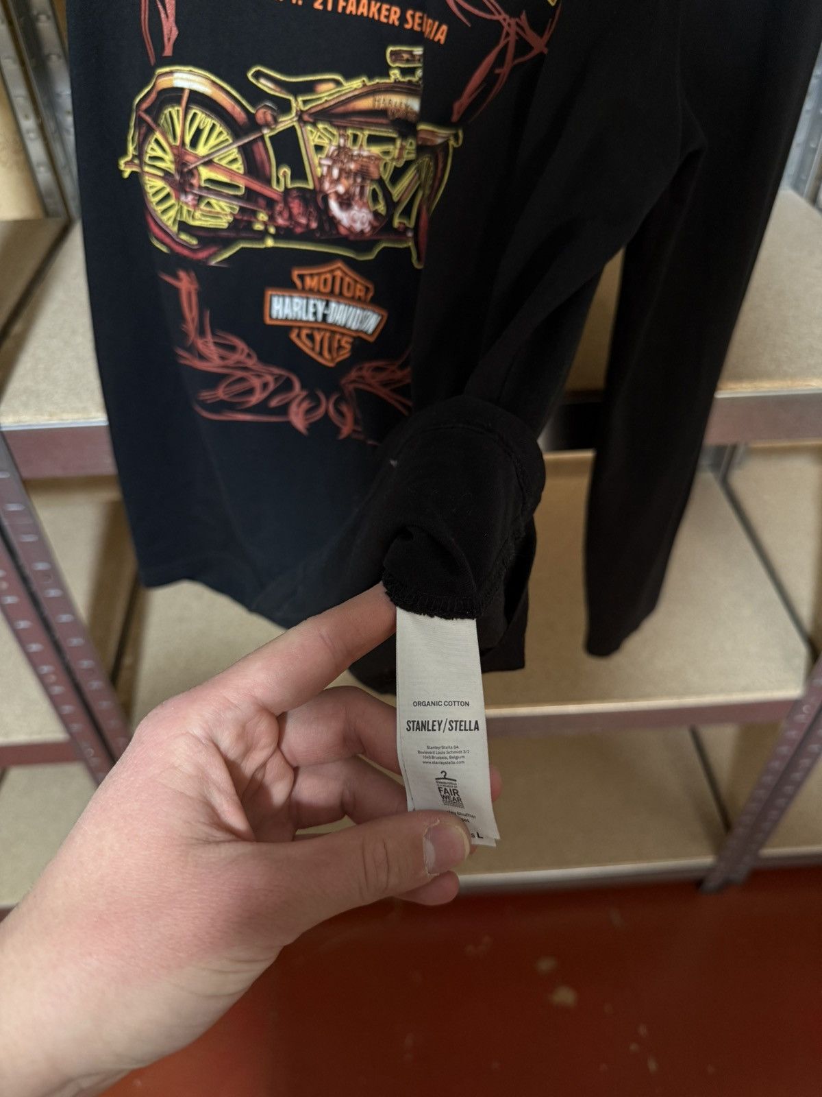 Band Tees × Harley Davidson × Vintage Vintage 2021 Harley Davidson Motorcycles Longsleeve T-Shirt Size US XL / EU 56 / 4 - 8 Thumbnail