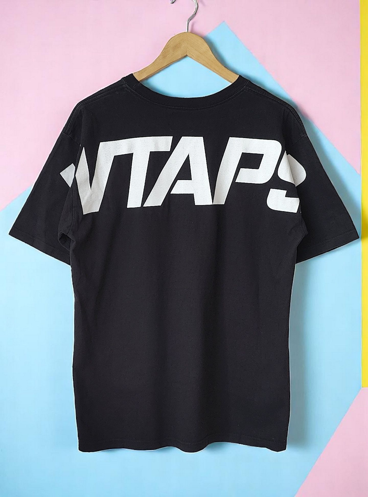Wtaps Wtaps Big Logo Black Tshirt RARE Size US L / EU 52-54 / 3 - 1 Preview
