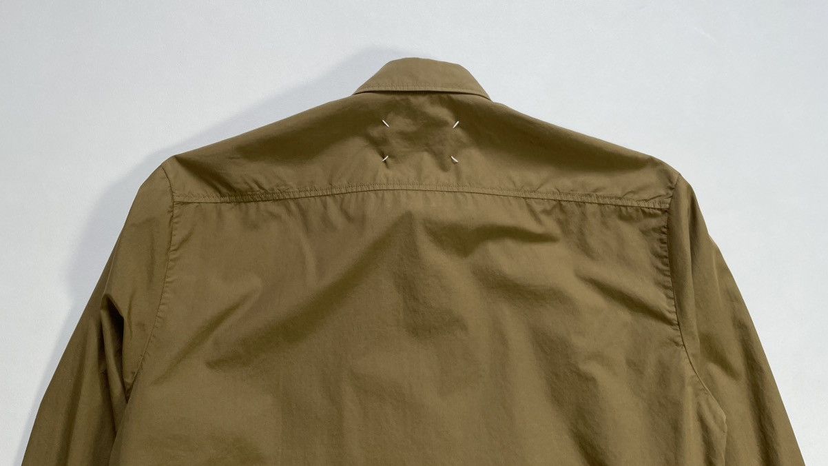 Maison Margiela A/W 17 ‘Olive Shimmer’ Cotton Shirt Size US M / EU 48-50 / 2 - 12 Thumbnail