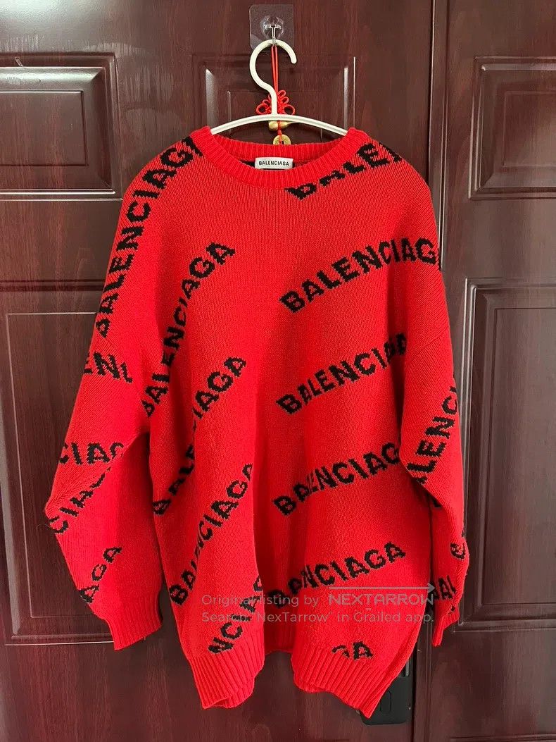 Balenciaga Balenciaga Red bulletproof sweater, size XS Size US XS / EU 42 / 0 - 1 Thumbnail