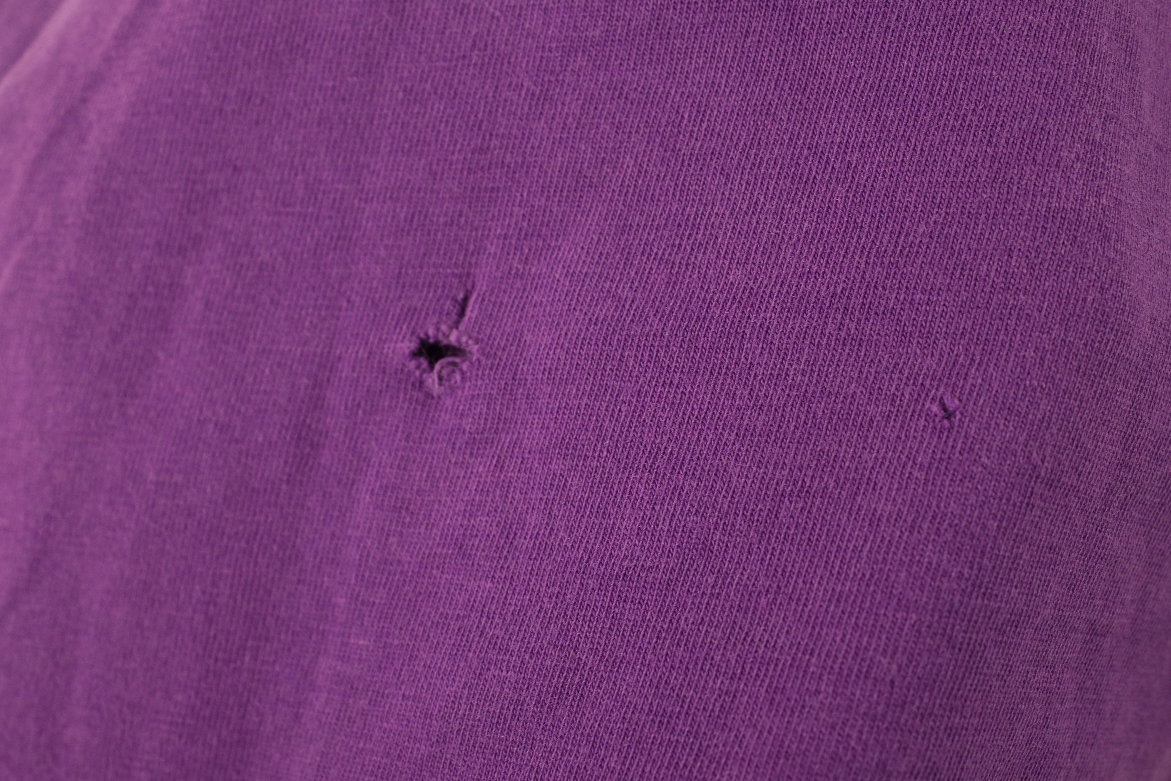 Russell Athletic Vintage 90s Russell Athletic Blank Cotton T-Shirt Purple USA Size US L / EU 52-54 / 3 - 5 Thumbnail