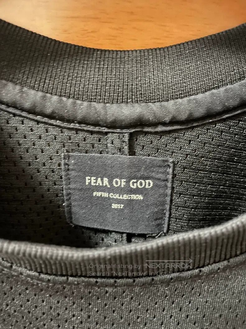 Fear of God Fear of God 5th black mesh short sleeves Size US M / EU 48-50 / 2 - 2 Thumbnail