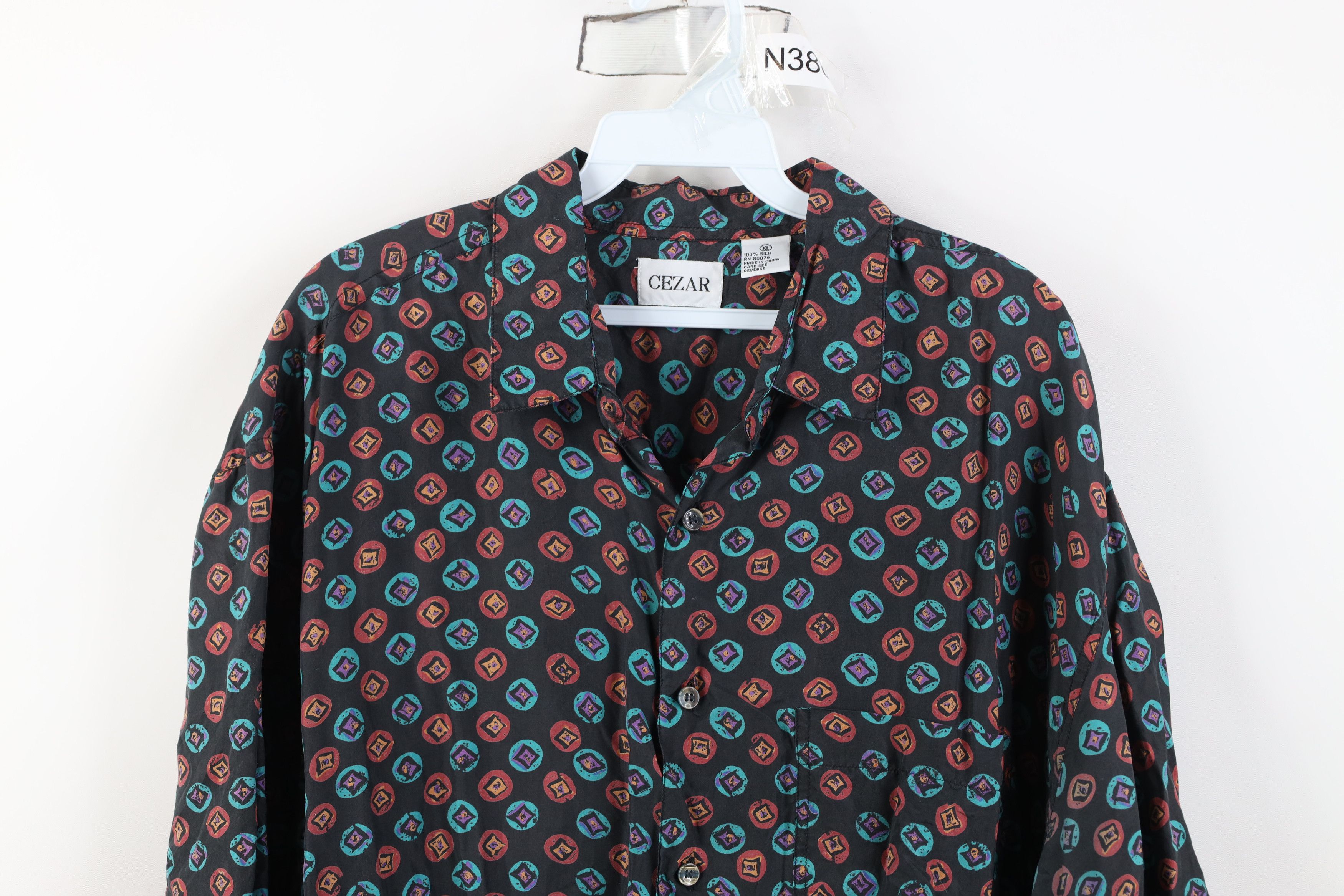 Vintage Vintage 90s Streetwear Short Sleeve Collared Button Shirt Size US XL / EU 56 / 4 - 2 Thumbnail