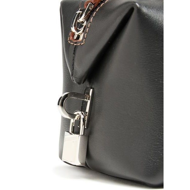 Max Mara MAX MARA Boston Small Black Leather Top Handle Bag New And A Size ONE SIZE - 6 Thumbnail