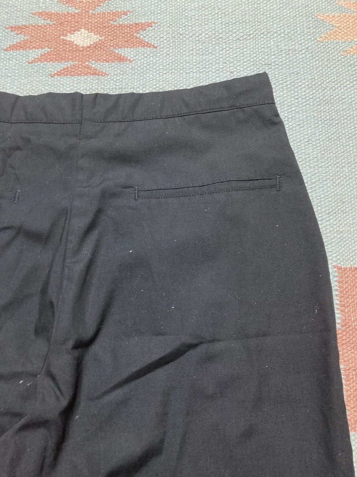 Vintage vtg 70s shorts poly cotton black paint stained distressed 27 Size US 27 - 9 Thumbnail