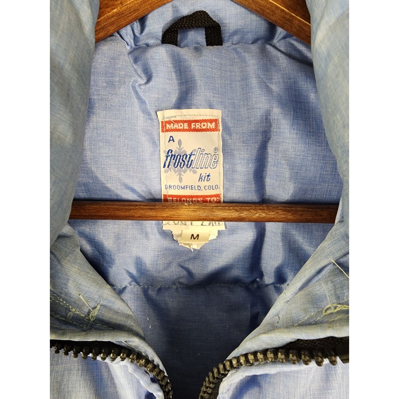 Vintage Vintage Blue Puffer Vest Frostline Puffer Quilted 70s Size US M / EU 48-50 / 2 - 3 Thumbnail