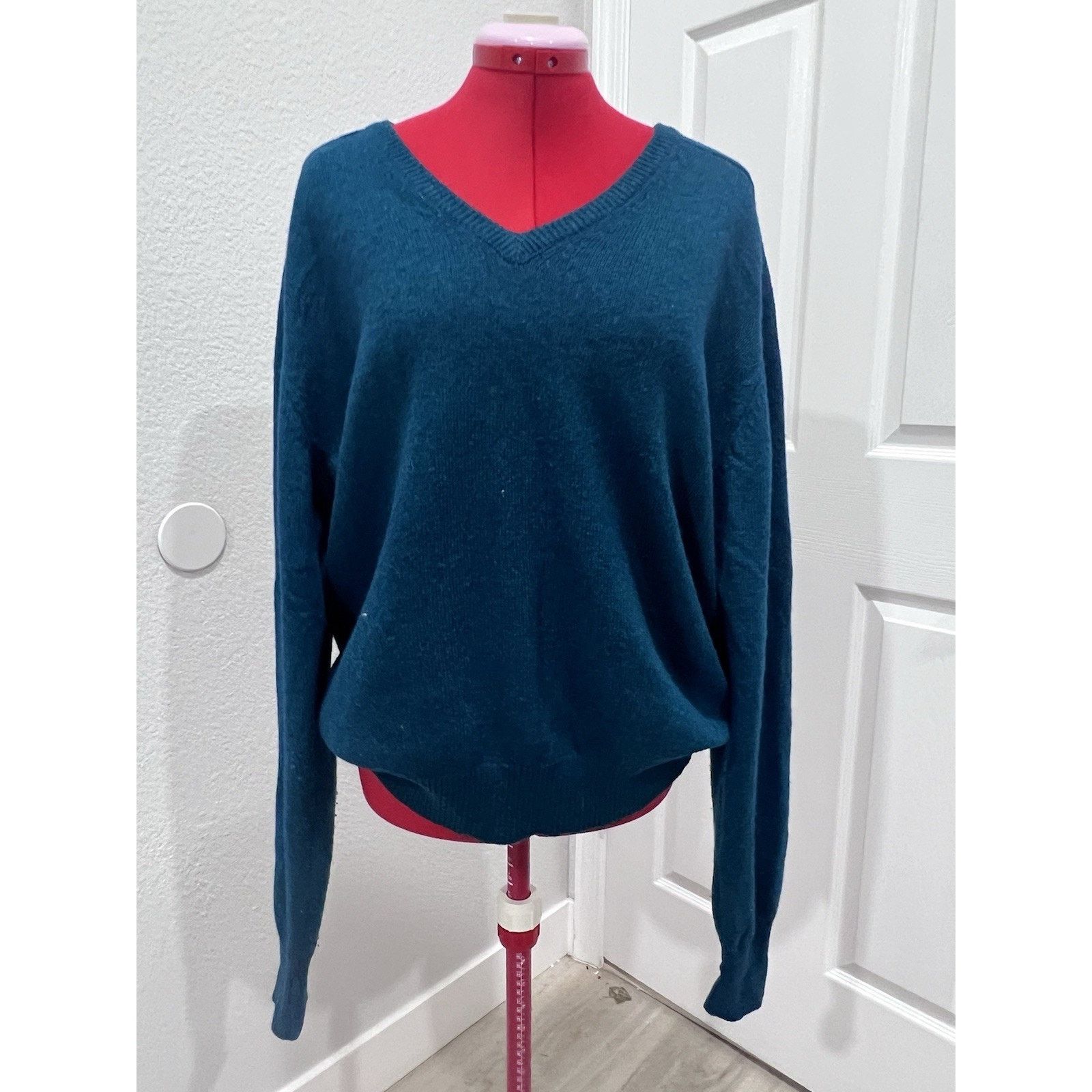 Other John Martin Men’s Wool Blend Green Preppy Academia pullover Size US L / EU 52-54 / 3 - 3 Thumbnail