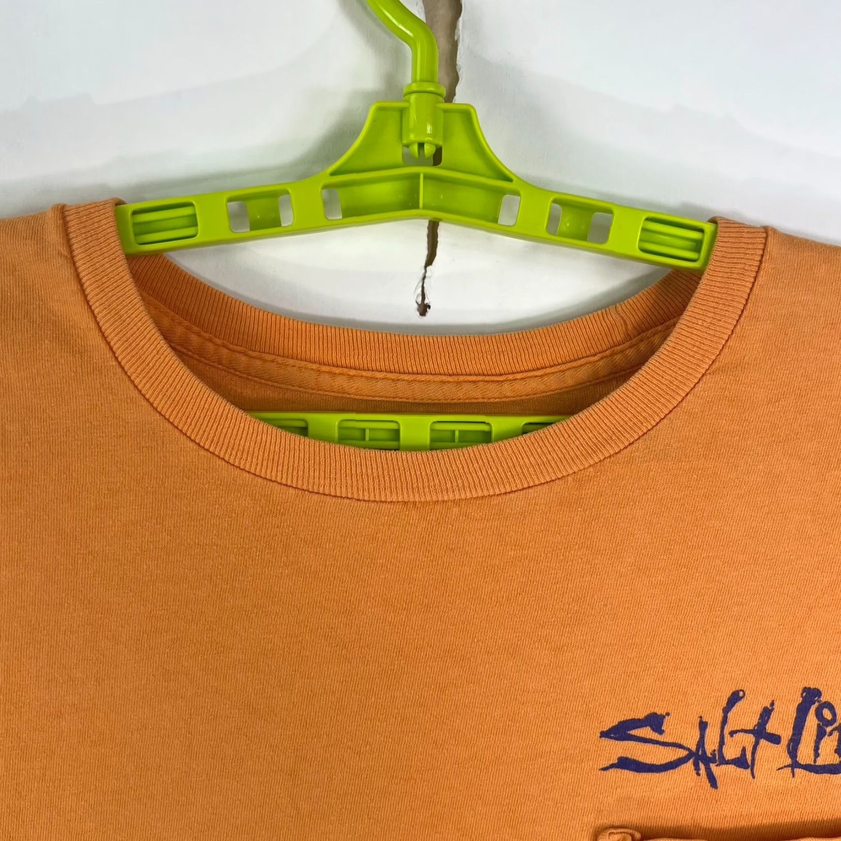 Vintage Salt Life Mens T-Shirt Shirt Orange Pocket Graphic Tee Salt Life Fishing Shirt Mens Size L Orange Pocket Graphic Tee Size US L / EU 52-54 / 3 - 3 Thumbnail
