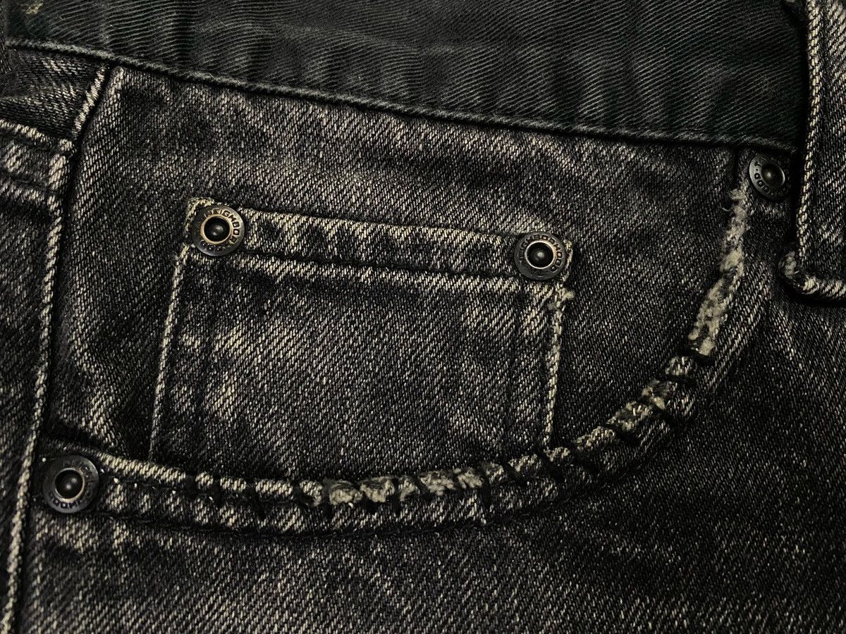 Japanese Brand × Neighborhood Neighborhood Black Icon Distressed Cargo Denim Size US 35 - 17 Thumbnail