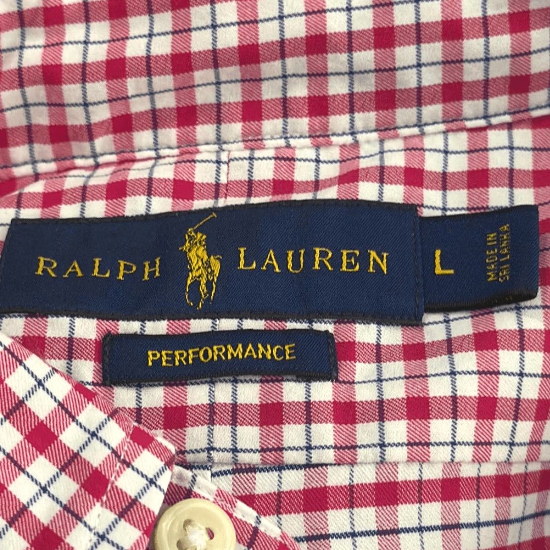 Ralph Lauren Ralph Lauren Polo Performance Plaid Nylon Shirt L Long Sleeve Mens Multicolor Shirt Size US L / EU 52-54 / 3 - 6 Thumbnail