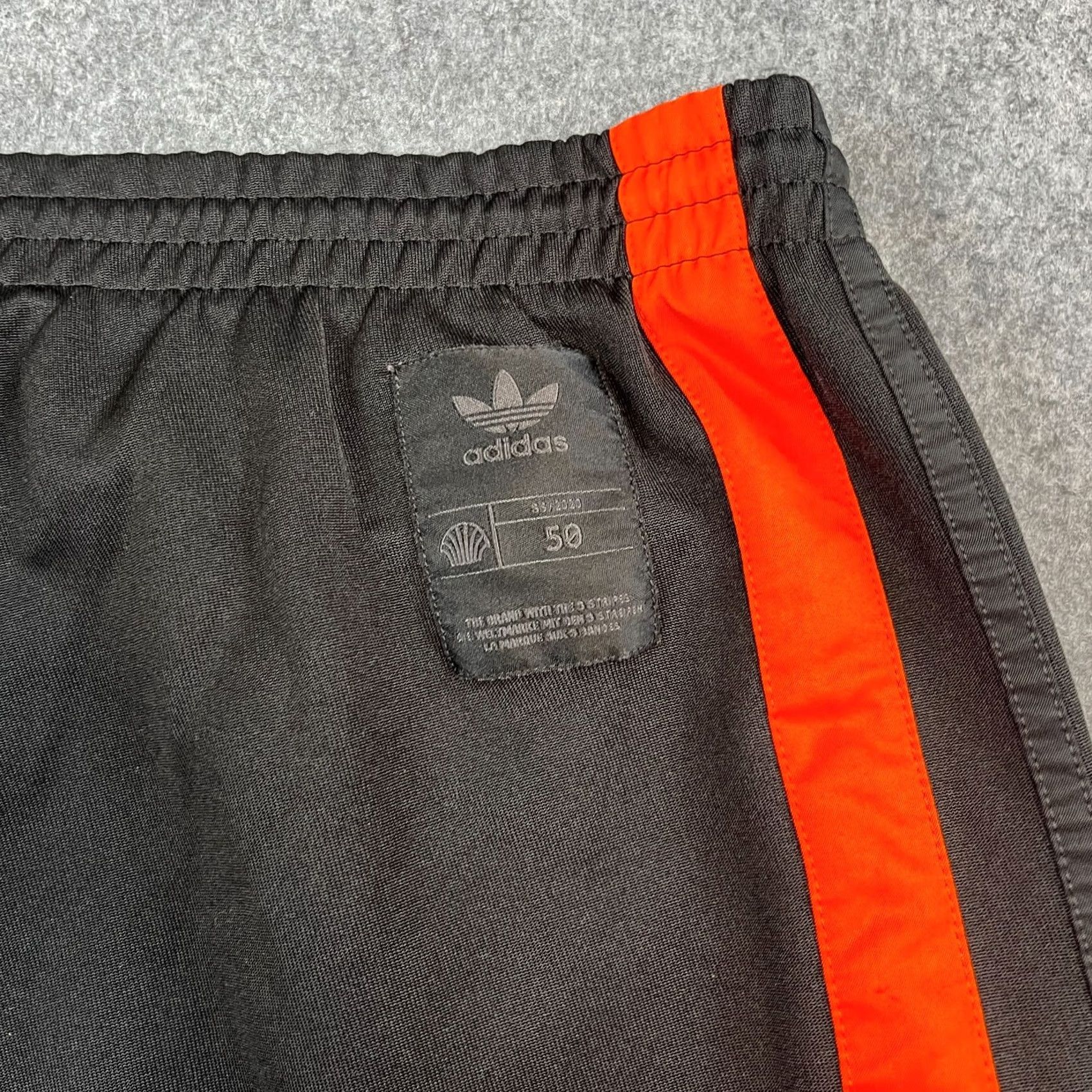 Adidas Adidas Originals Sweatpants Mens L Black Grey GK0654 Trefoil Firebird Bottoms Size US 33 - 2 Thumbnail
