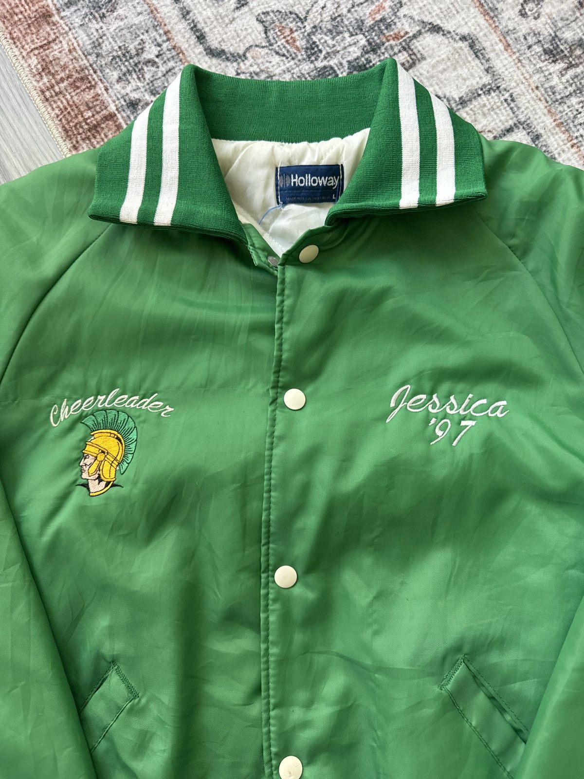 Holloway Vintage 90’s Varsity Jacket Size US L / EU 52-54 / 3 - 3 Thumbnail