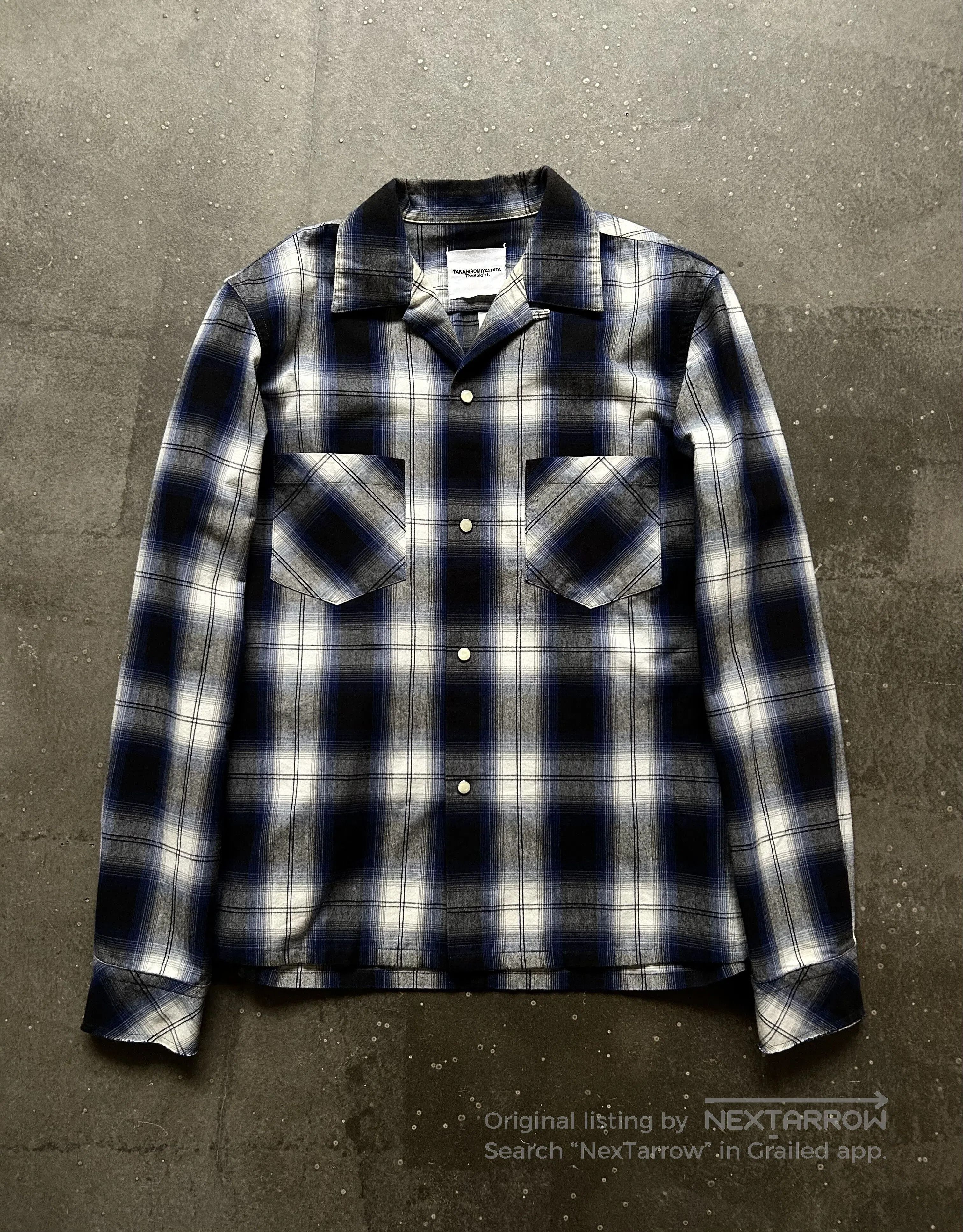 Takahiromiyashita The Soloist. TAKAHIROMIYASHITA TheSoloist Plaid Shirt. Size US M / EU 48-50 / 2 - 1 Thumbnail