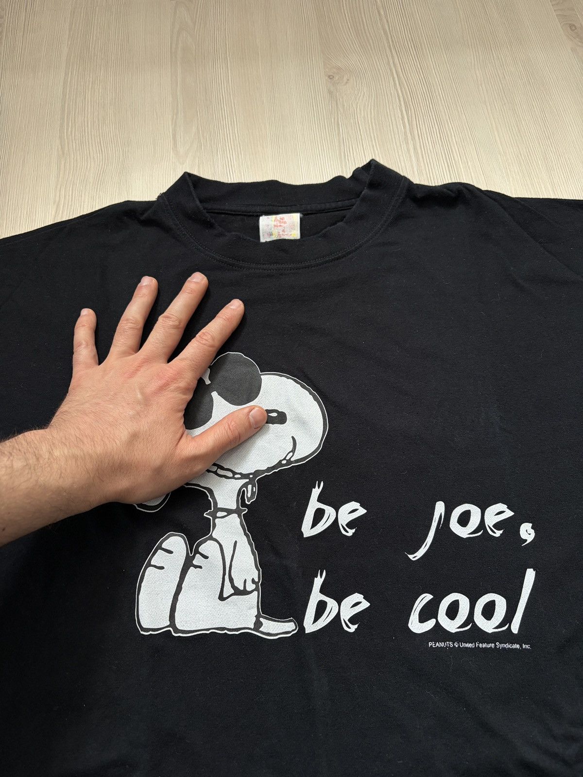 Vintage Vintage SNOOPY be Joe, be cool T-shirt Size US XL / EU 56 / 4 - 4 Thumbnail