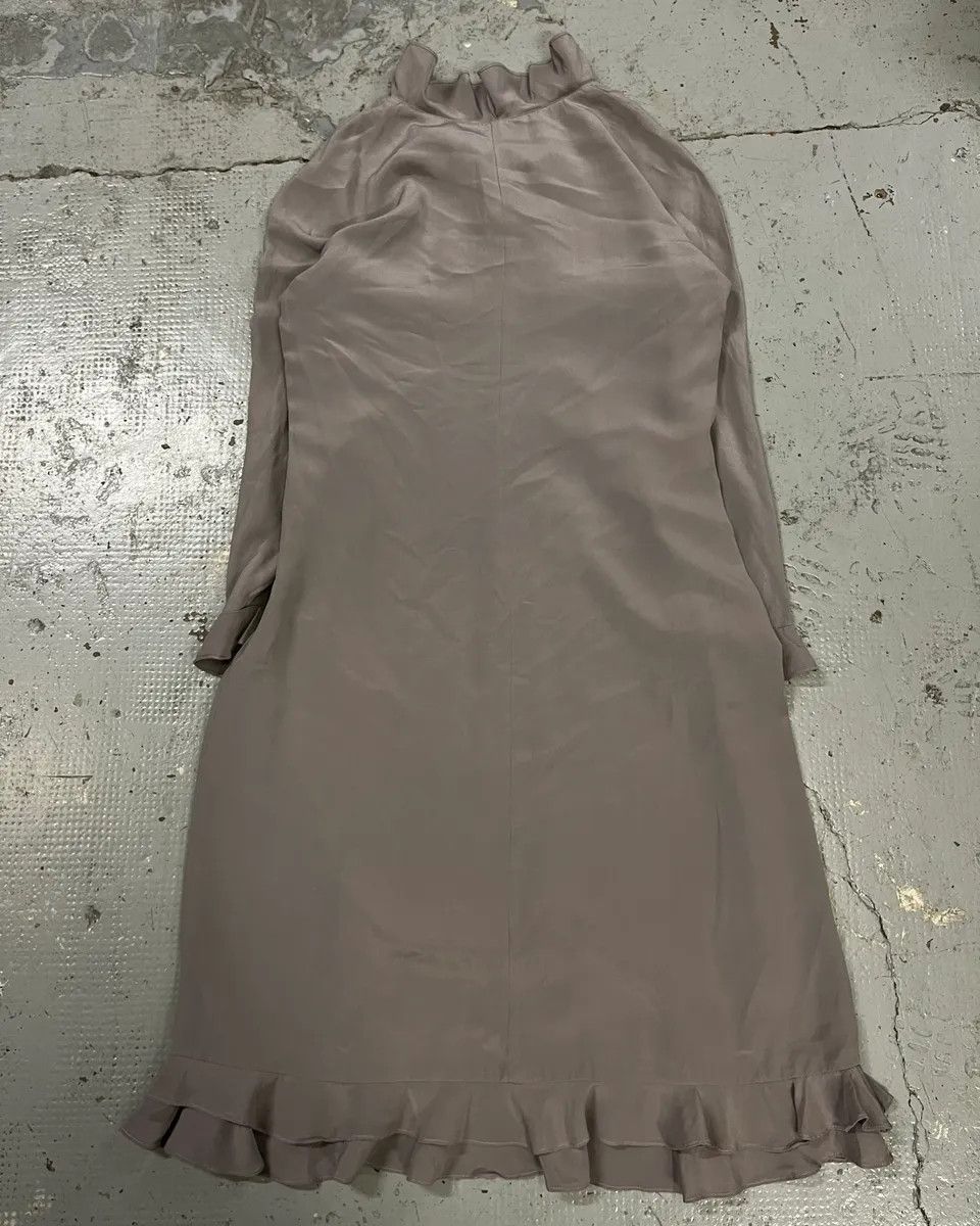 Gucci AW1999 Gucci Light Purple Grey Silk Contemporary Dress by Tom Ford Size S / US 4 / IT 40 - 7 Thumbnail