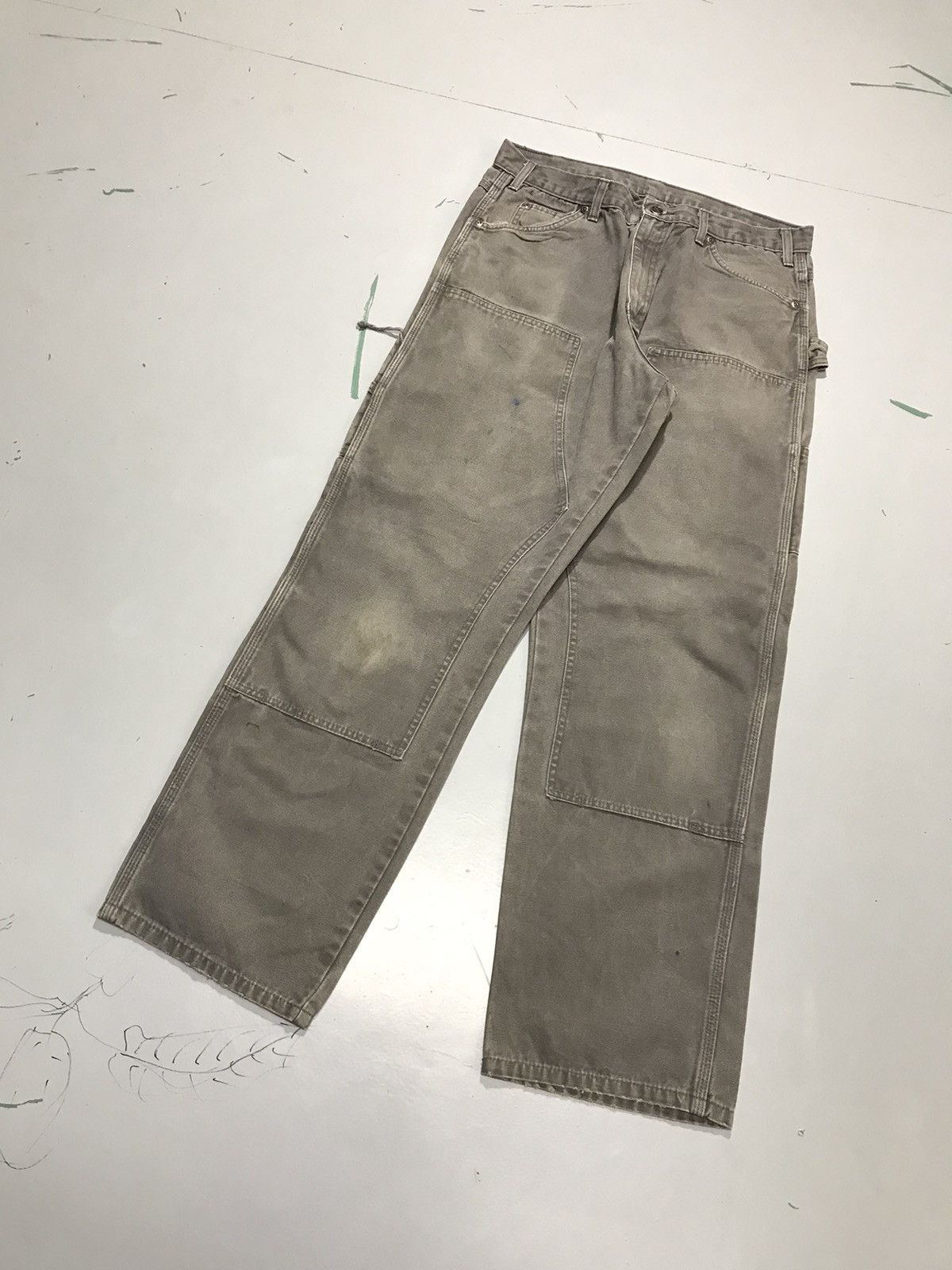 Dickies Vintage dickies double knee workwear Size US 34 / EU 50 - 3 Thumbnail