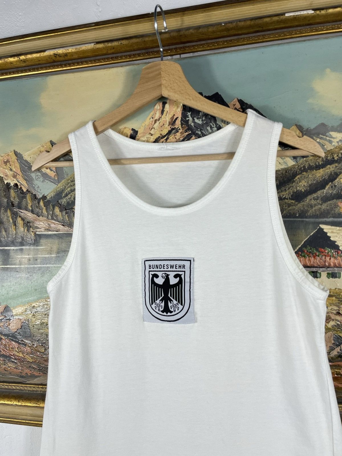Other Vintage Retro 90s Germany Bundeswehr tank tops tee Size US M / EU 48-50 / 2 - 4 Thumbnail