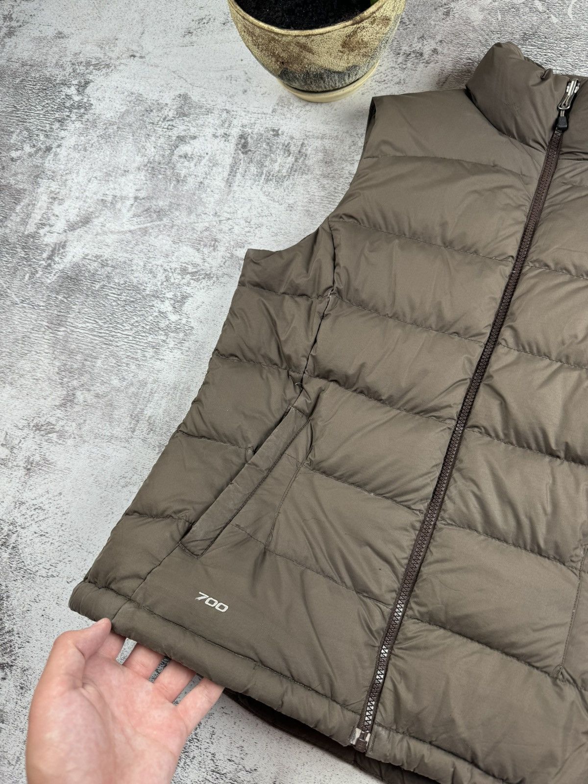 The North Face The North Face TNF Gorpcore 700 Down Puffer Brown Vest Jacket Size L / US 10 / IT 46 - 6 Thumbnail