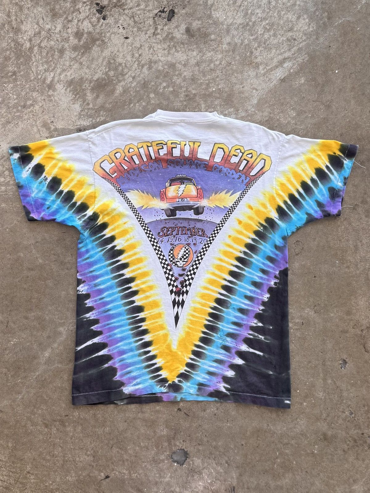 Vintage Vintage 1990 New York City Grateful Dead Taxi Tour Tee Large Size US L / EU 52-54 / 3 - 5 Thumbnail