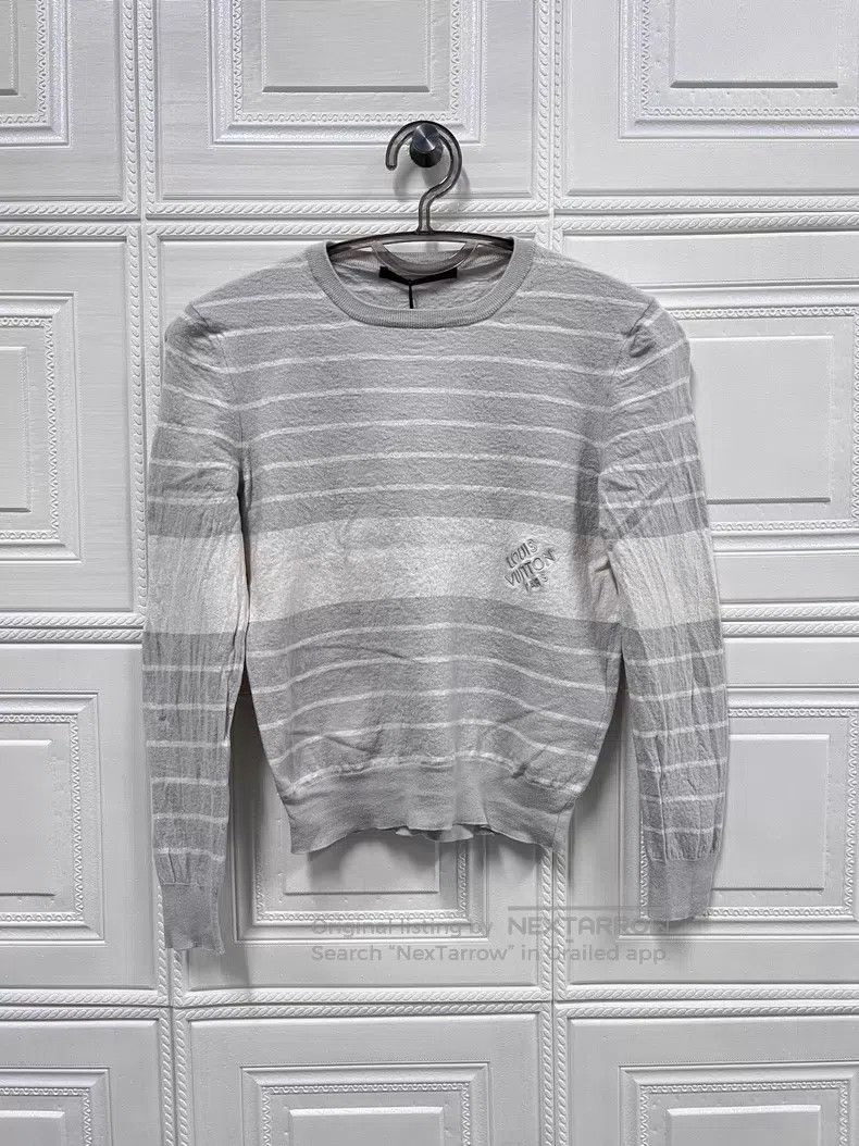 Louis Vuitton Louis Vuitton Monogram embroidered logo striped cardigan s Size US S / EU 44-46 / 1 - 1 Thumbnail