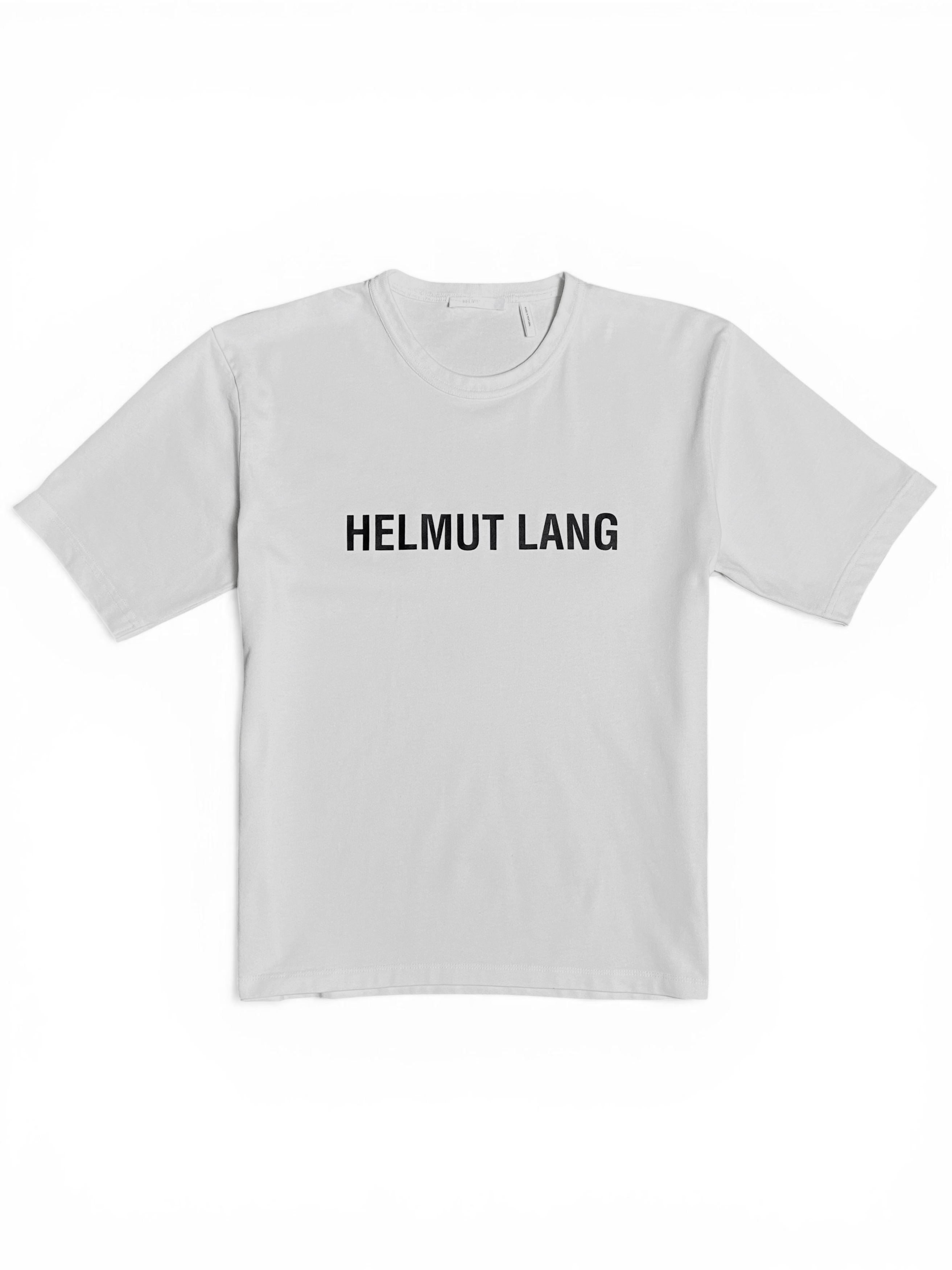 Helmut Lang Helmut Lang White Black Core Logo Essential T-Shirt Tee Size US L / EU 52-54 / 3 - 1 Thumbnail