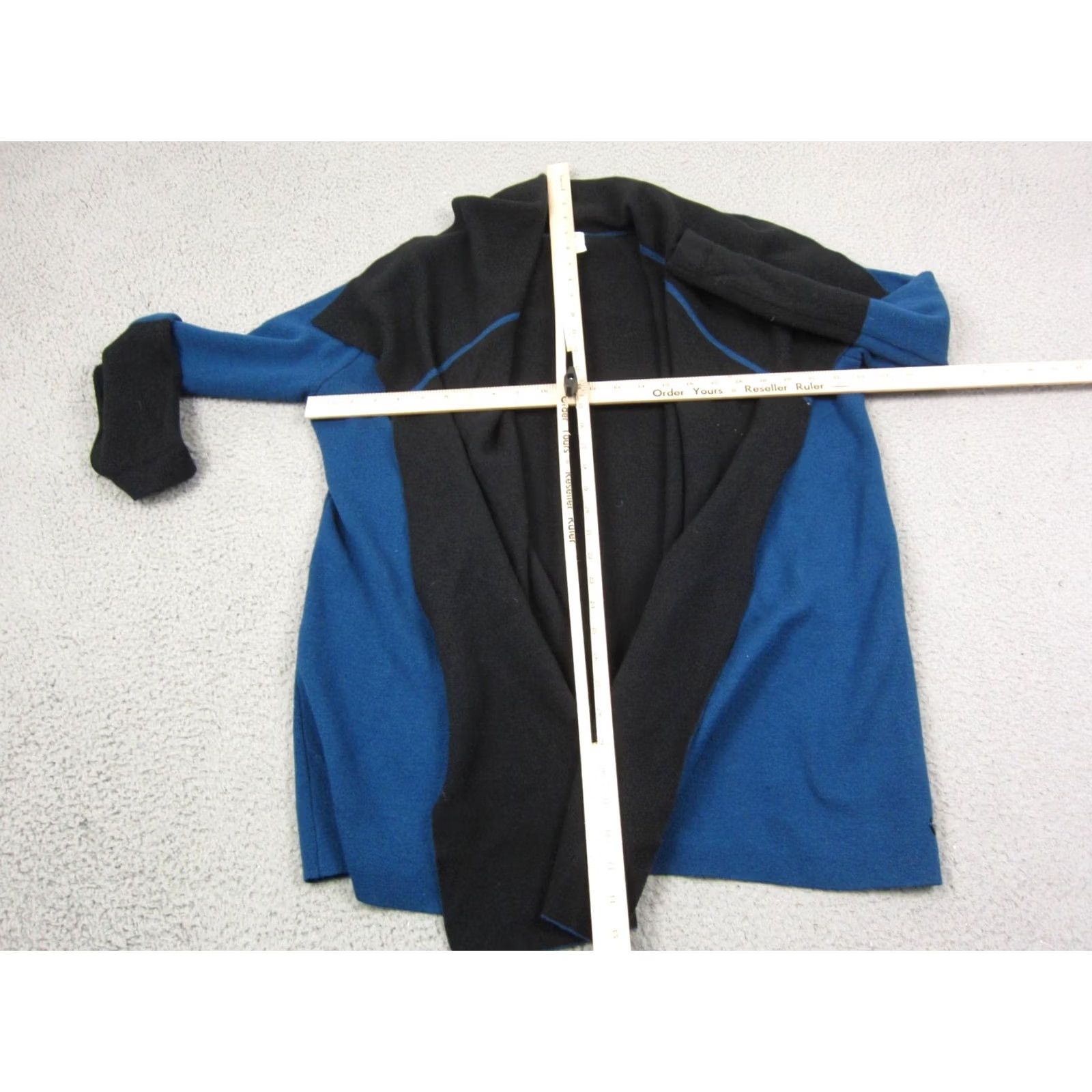 Royal Robbins Royal Robbins Cardigan Sweater Womens Medium Black Blue Merino Wool Ladies 80s 90s Size M / US 6-8 / IT 42-44 - 5 Thumbnail