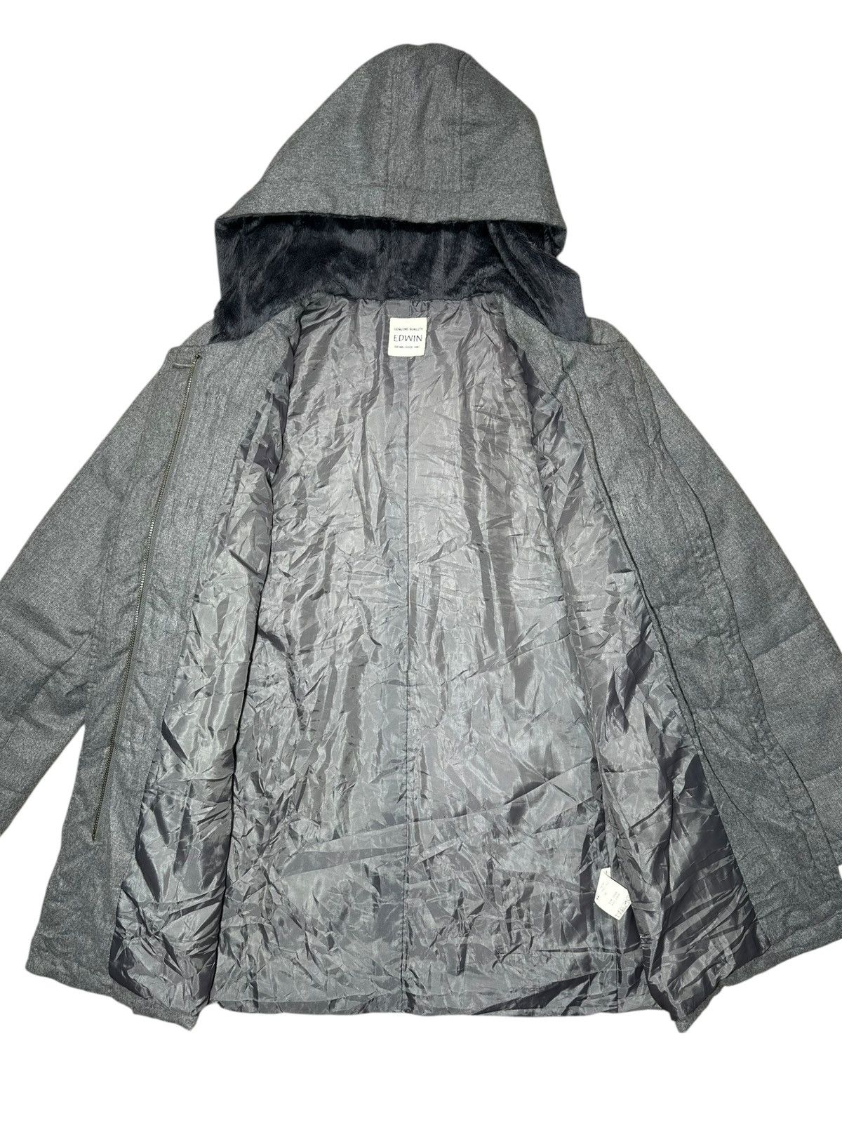 Edwin Edwin grey hooded duffle coat Size US S / EU 44-46 / 1 - 4 Thumbnail