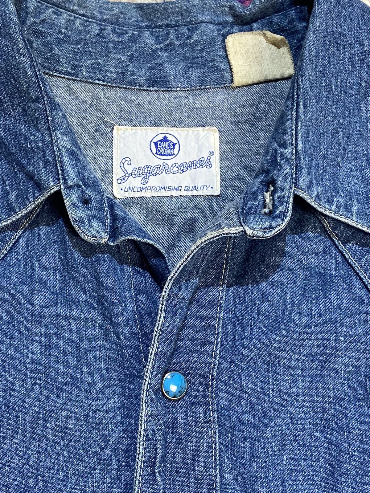 Sugar Cane × Toyo Enterprises × Vintage SUGARCANES CANES CROWN VINTAGE STUDS BUTTON WESTERN SHIRTS Size US L / EU 52-54 / 3 - 6 Thumbnail