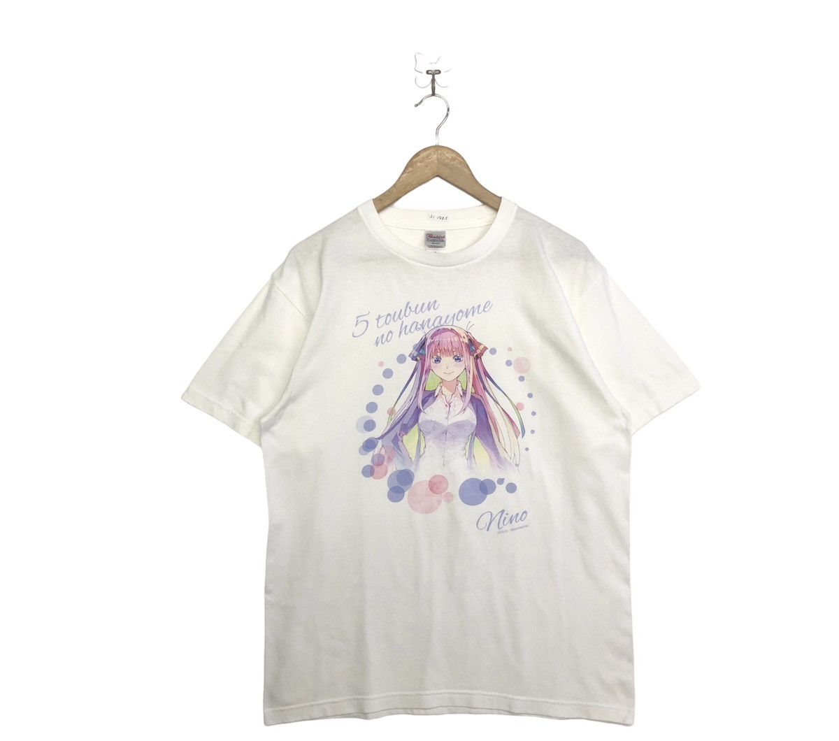 Anime Gotoubun No Hanayome Nino Anime Character Weeb Tshirt Size US L / EU 52-54 / 3 - 1 Thumbnail