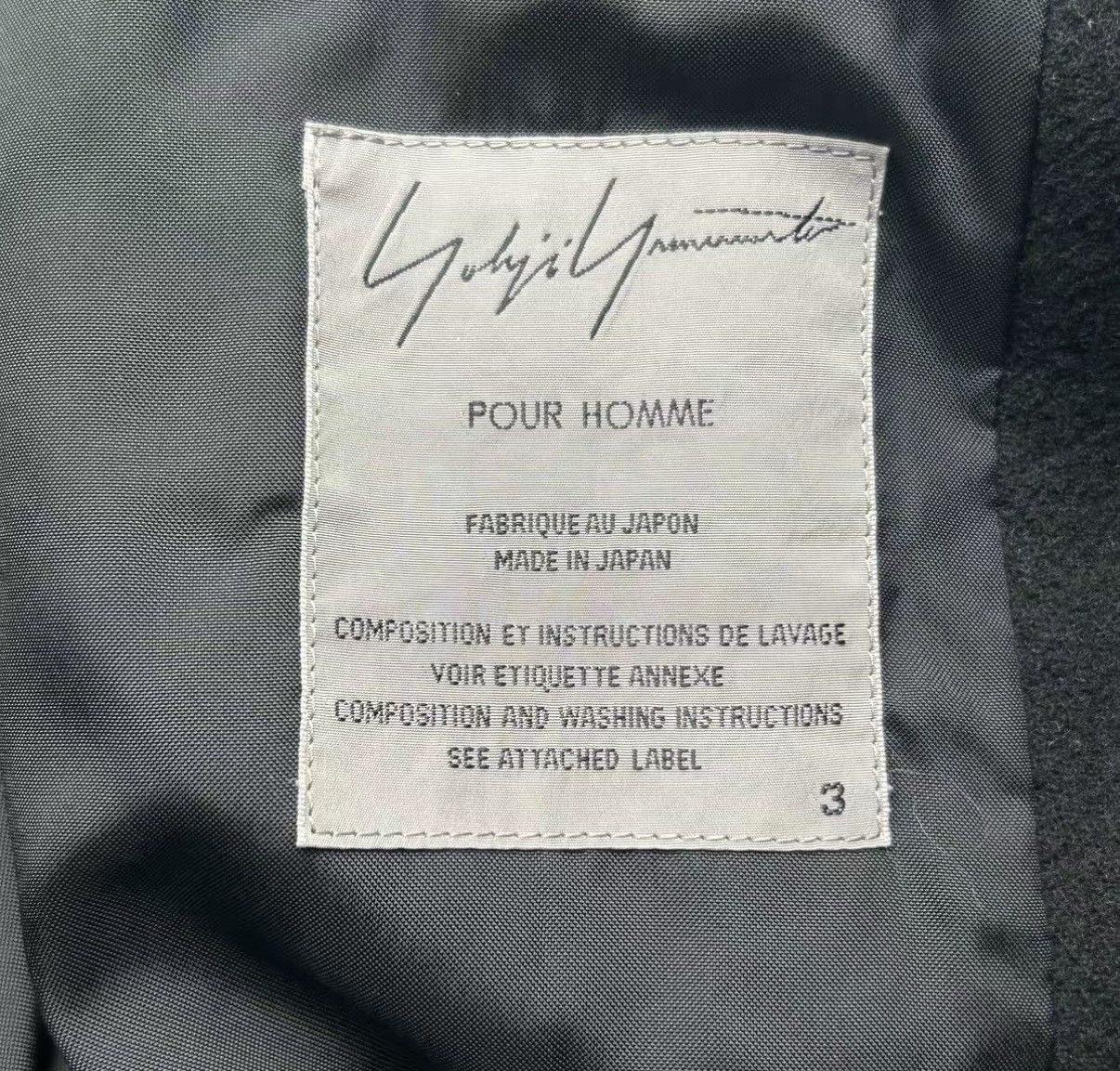 Yohji Yamamoto Yohji Yamamoto 05aw Hand-Stitched Silver Button Blazer K4 Size US L / EU 52-54 / 3 - 6 Thumbnail