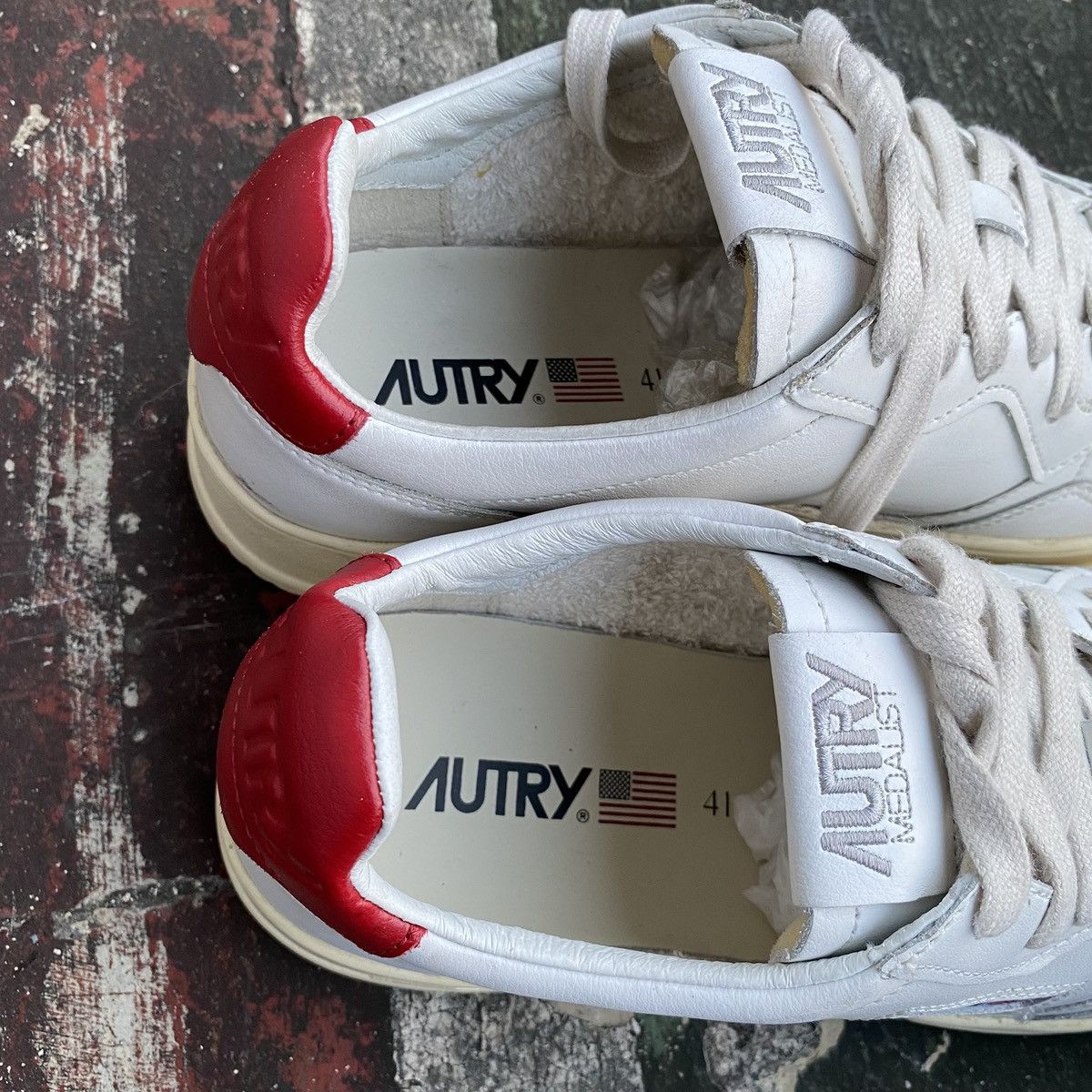 AUTRY AUTRY medalist low leather blue red Size US 8 / EU 41 - 6 Thumbnail