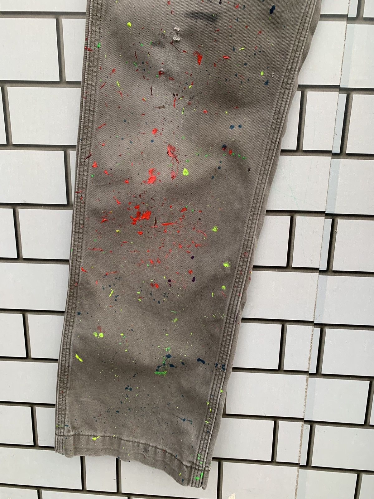 Carhartt Vintage Carhartt Carpenter Custom Painted Pants Size US 31 - 5 Thumbnail