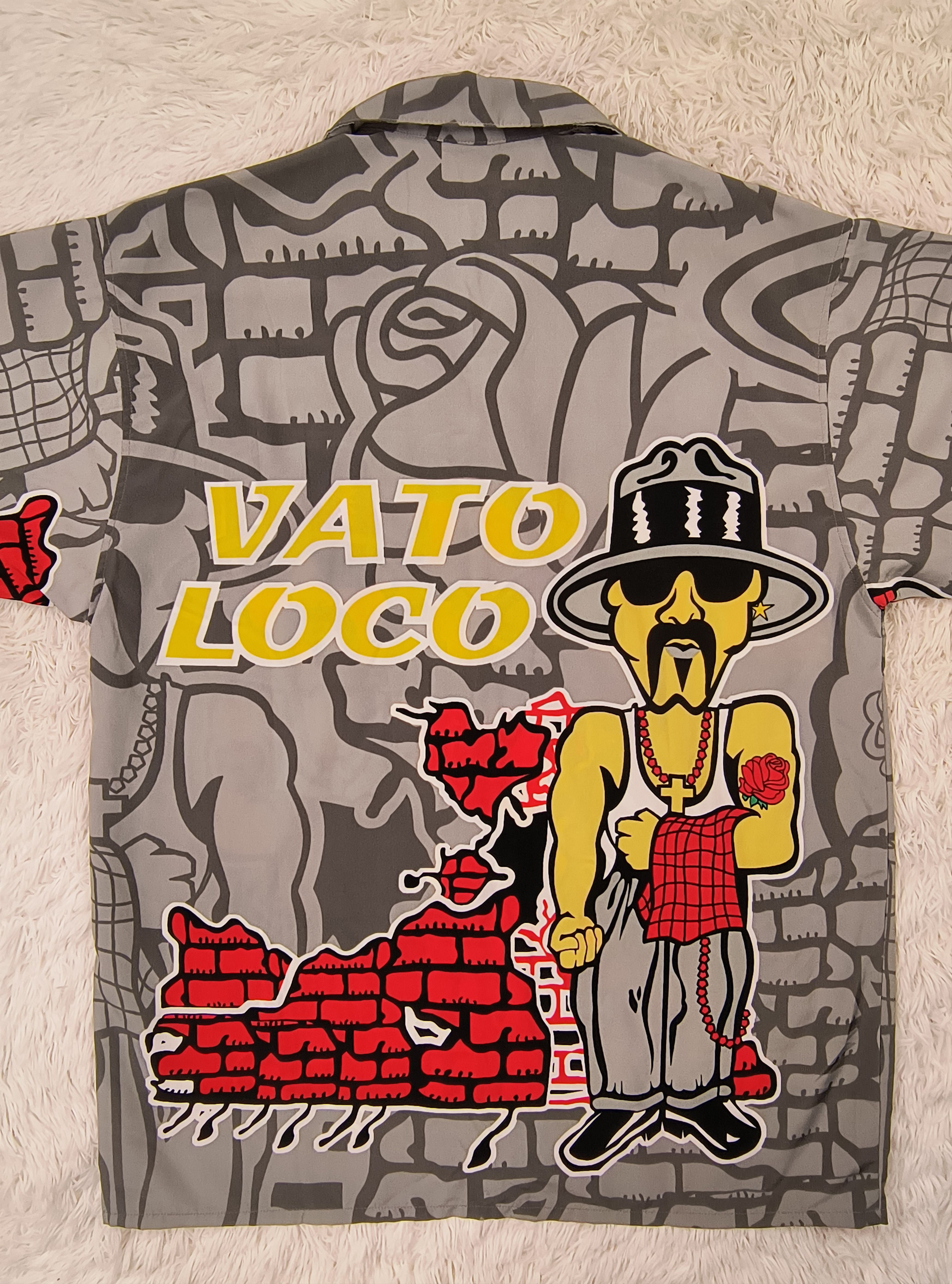 Other Vintage vato loco cholo 90s button up shirt Size US S / EU 44-46 / 1 - 8 Thumbnail