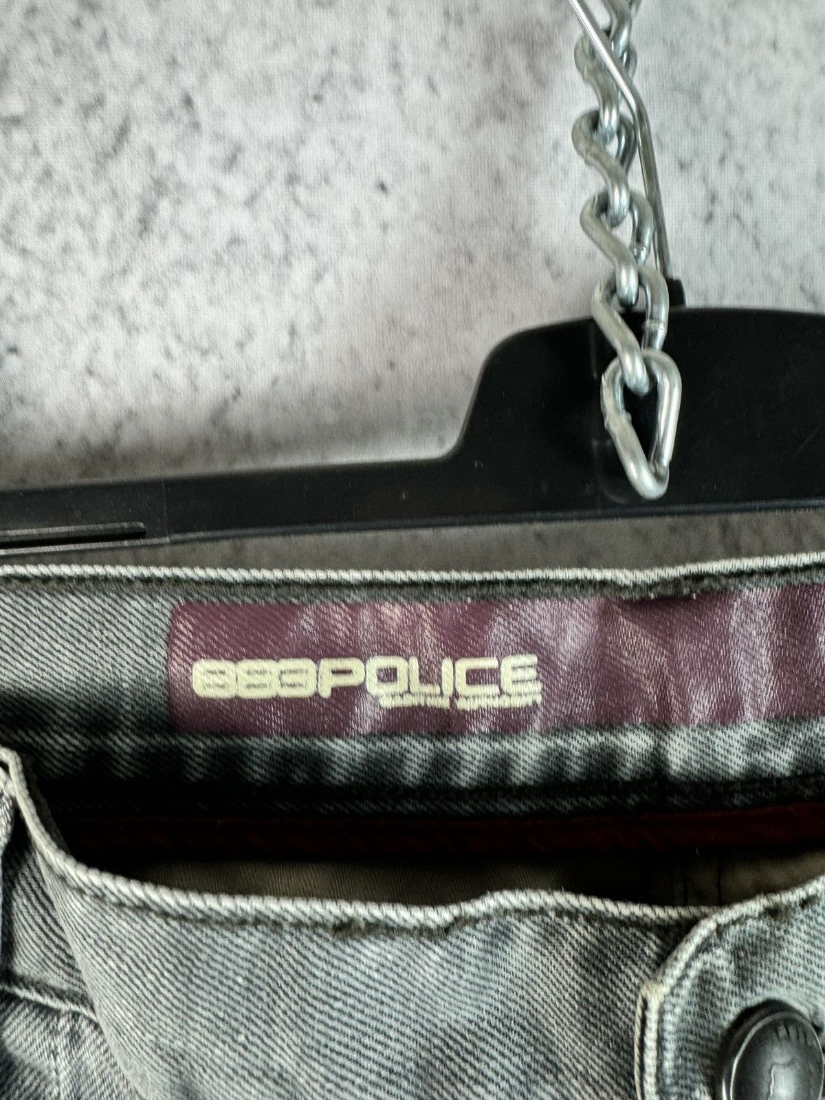 Vintage 883 Police Y2K Avant Garde Vintage Cargo Washed Denim Jeans Size US 34 / EU 50 - 4 Thumbnail